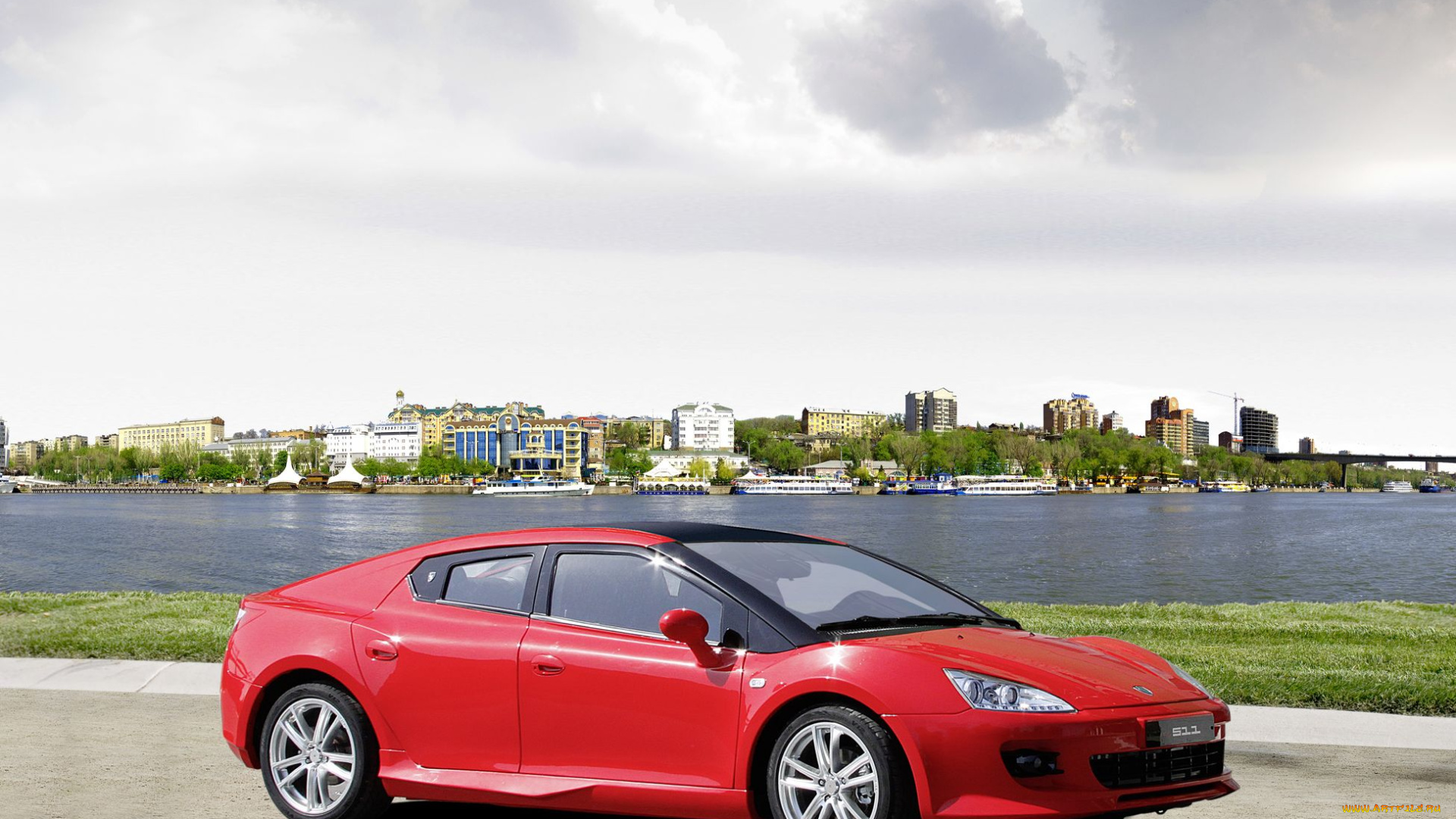 тагаз, автомобили, красный