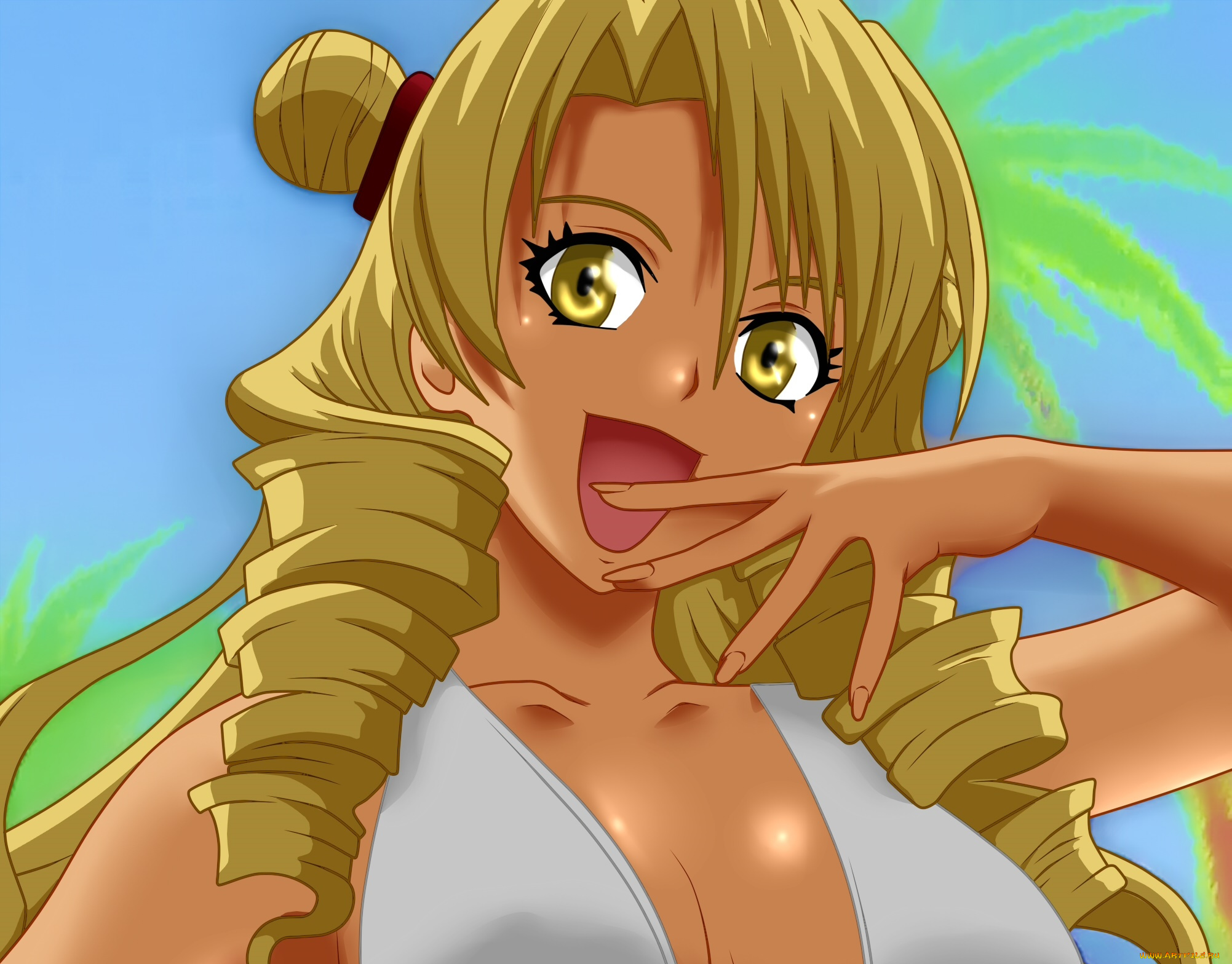 аниме, unknown, , другое, девушка, фон, взгляд