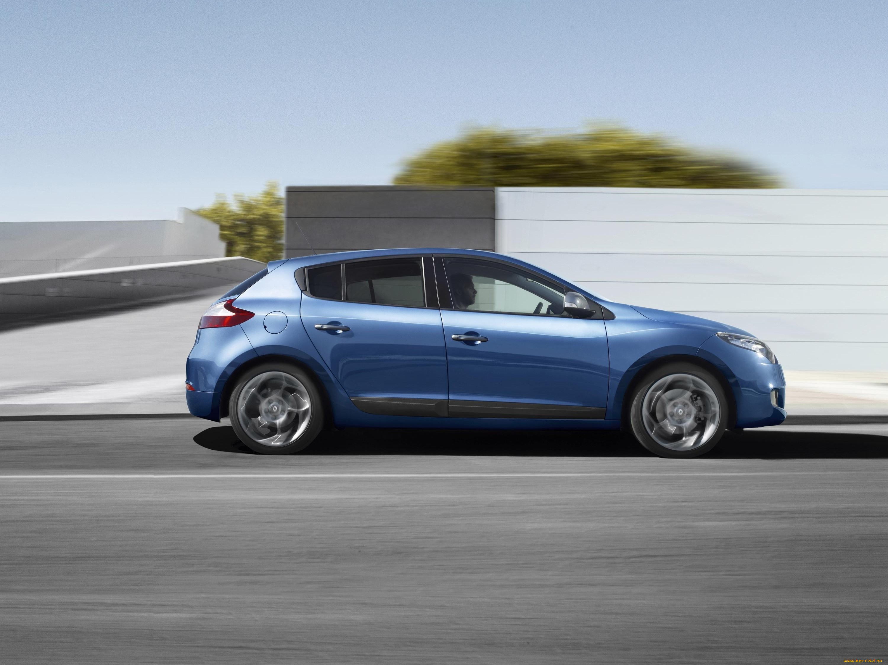автомобили, renault, синий, mеgane, gt
