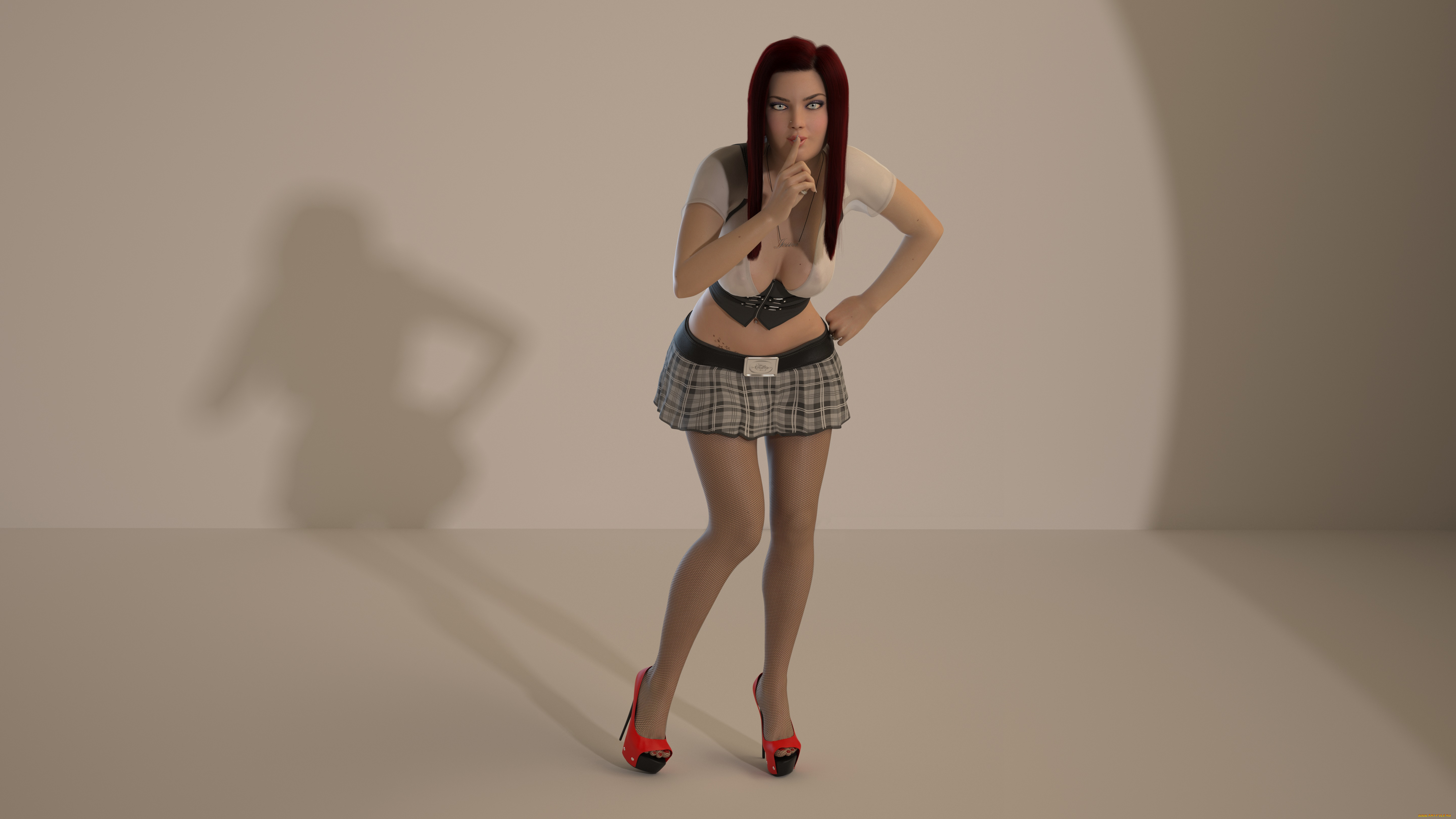 3д, графика, люди, , people, фон, взгляд, девушка