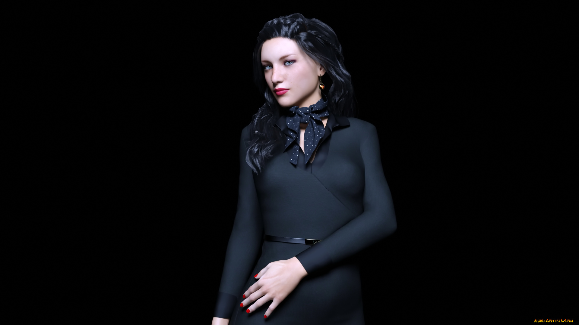 3д, графика, люди, , people, девушка, фон, взгляд