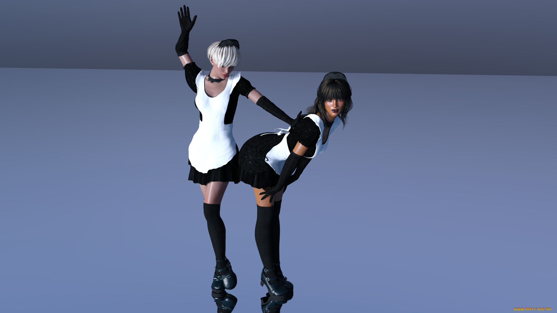 3д, графика, люди, , people, девушки, фон, взгляд