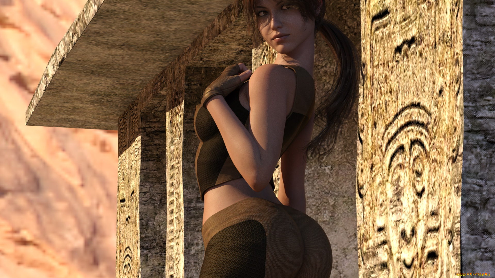 3д, графика, люди, , people, фон, взгляд, девушка