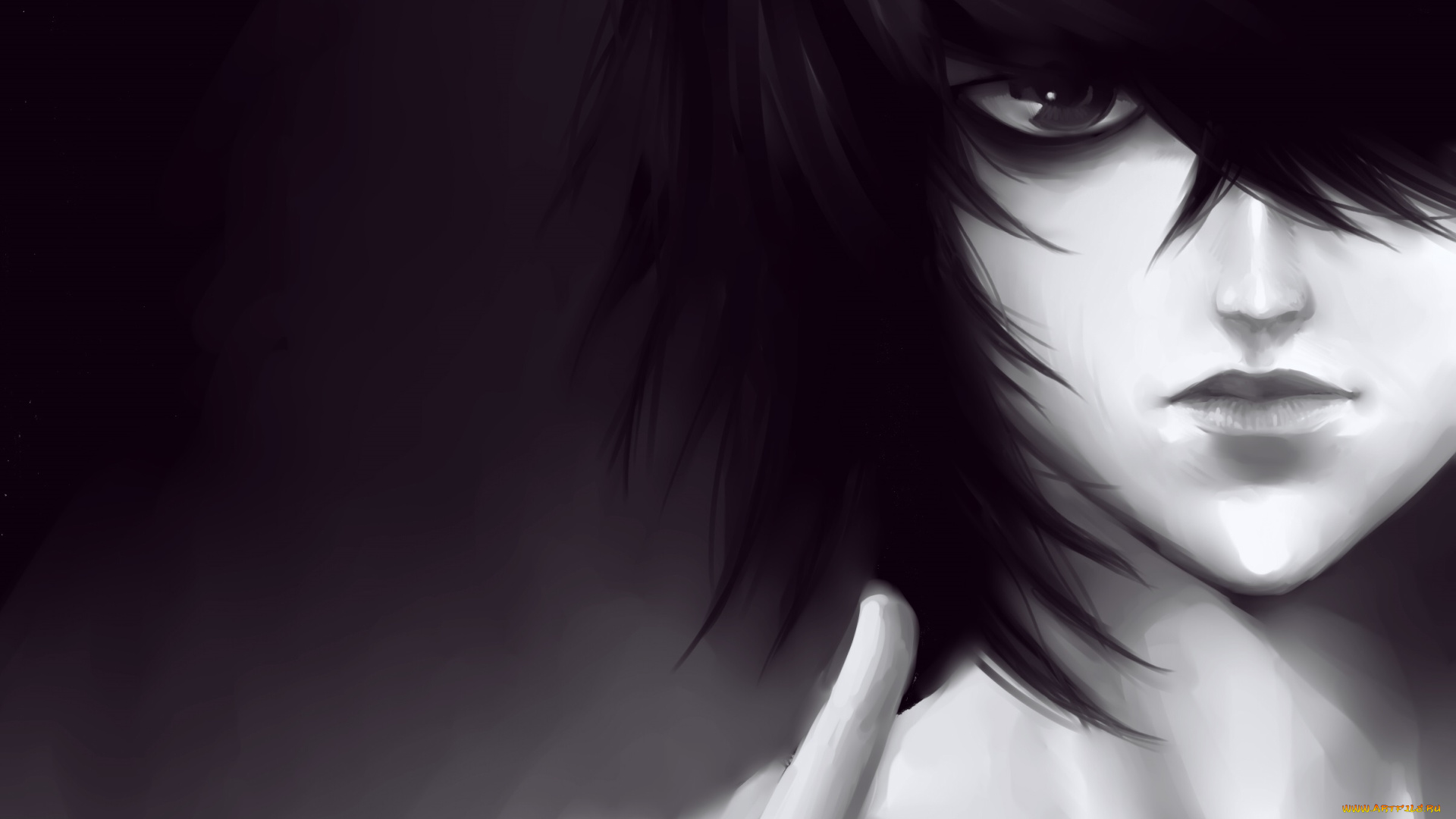 аниме, death, note, l-lawliet