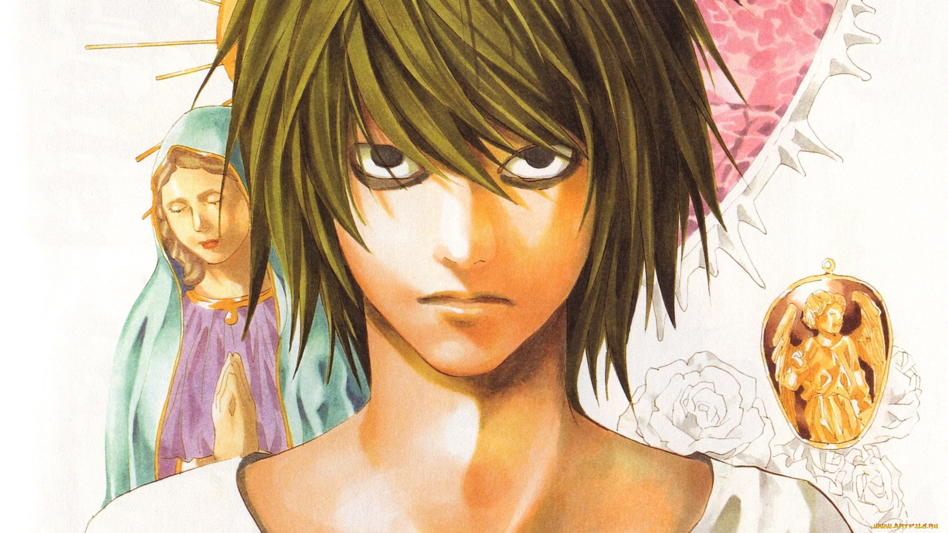 аниме, death, note, l-lawliet