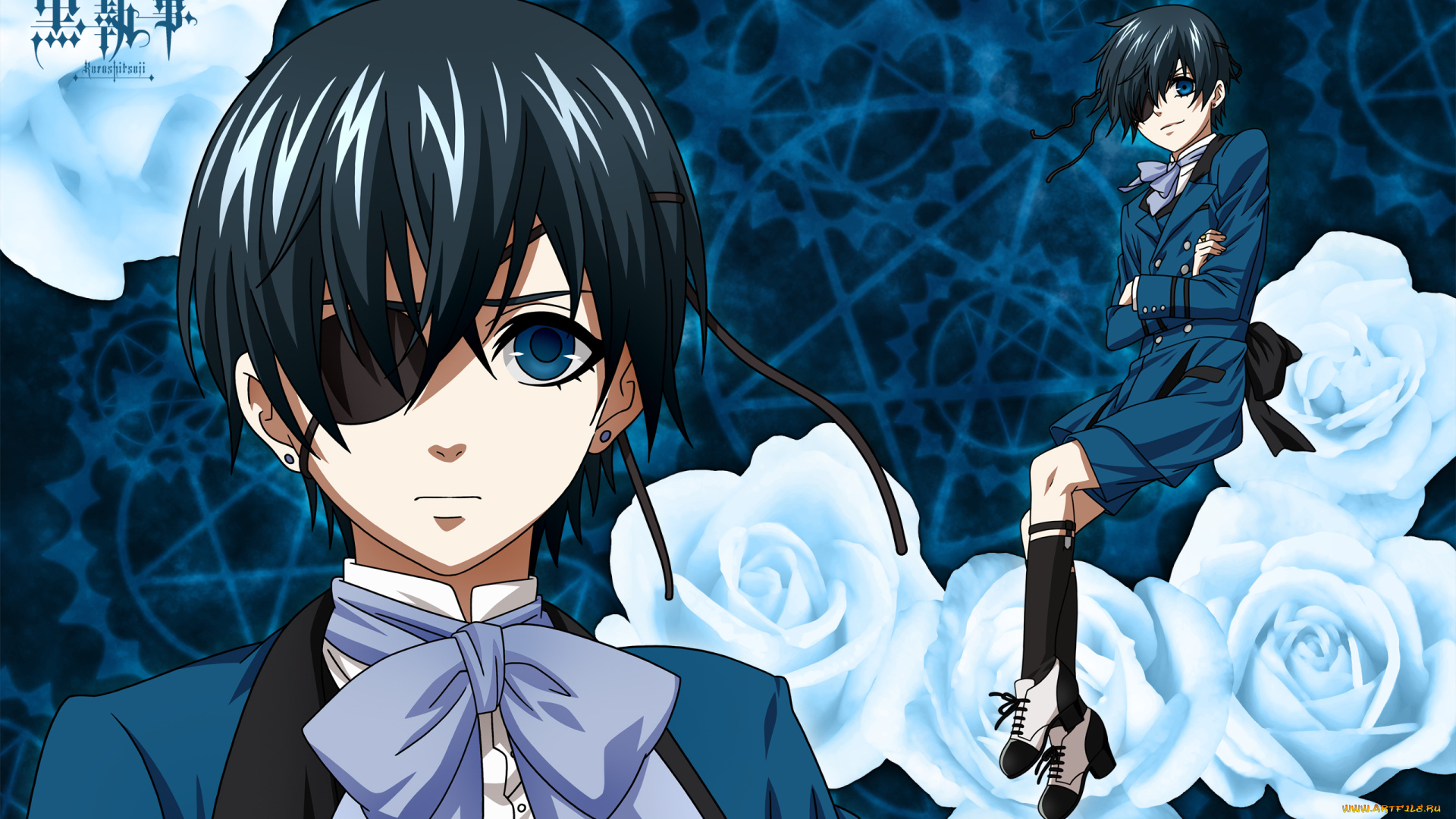 аниме, kuroshitsuji, сиэль