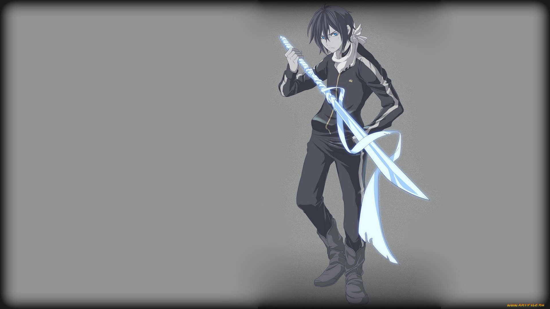 аниме, noragami, Ято, меч