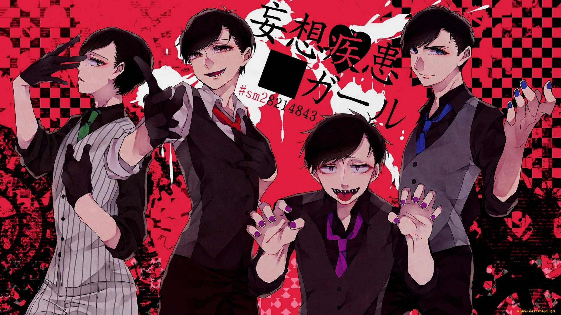 аниме, osomatsu-san, осоматсу-сан