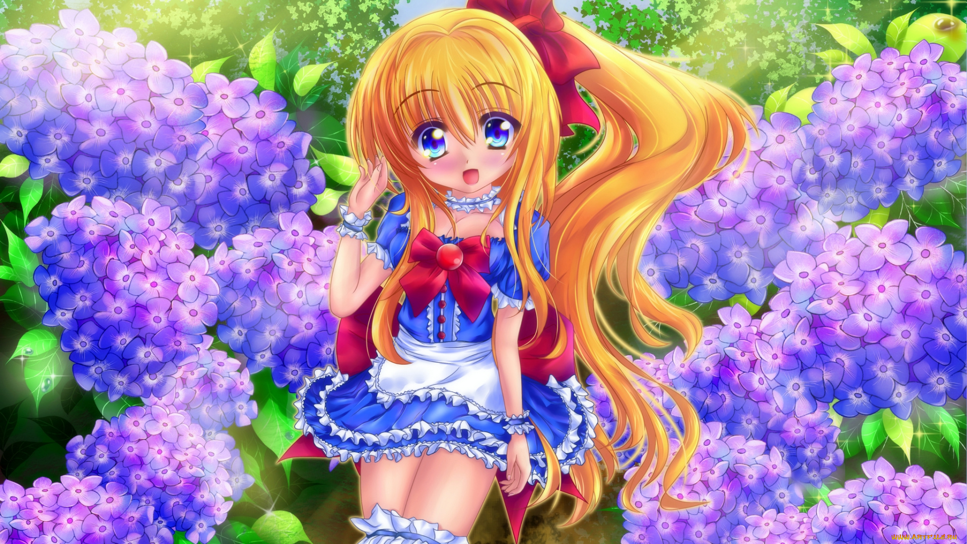 аниме, unknown, , другое, фон, взгляд, девушка