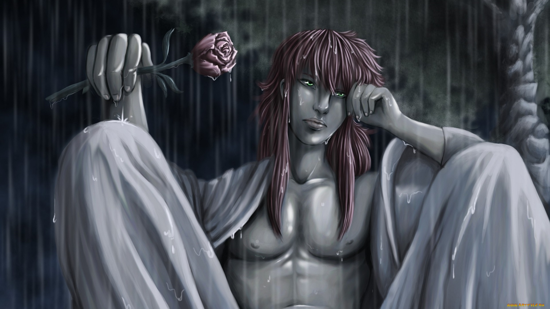 аниме, yu, yu, hakusho, kurama