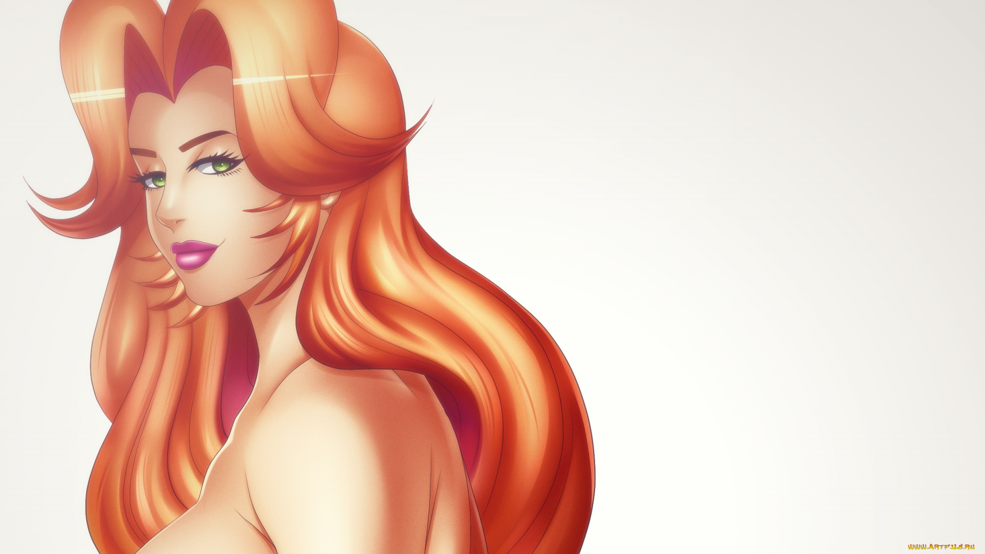 векторная, графика, девушки, , girls, фон, взгляд, девушка