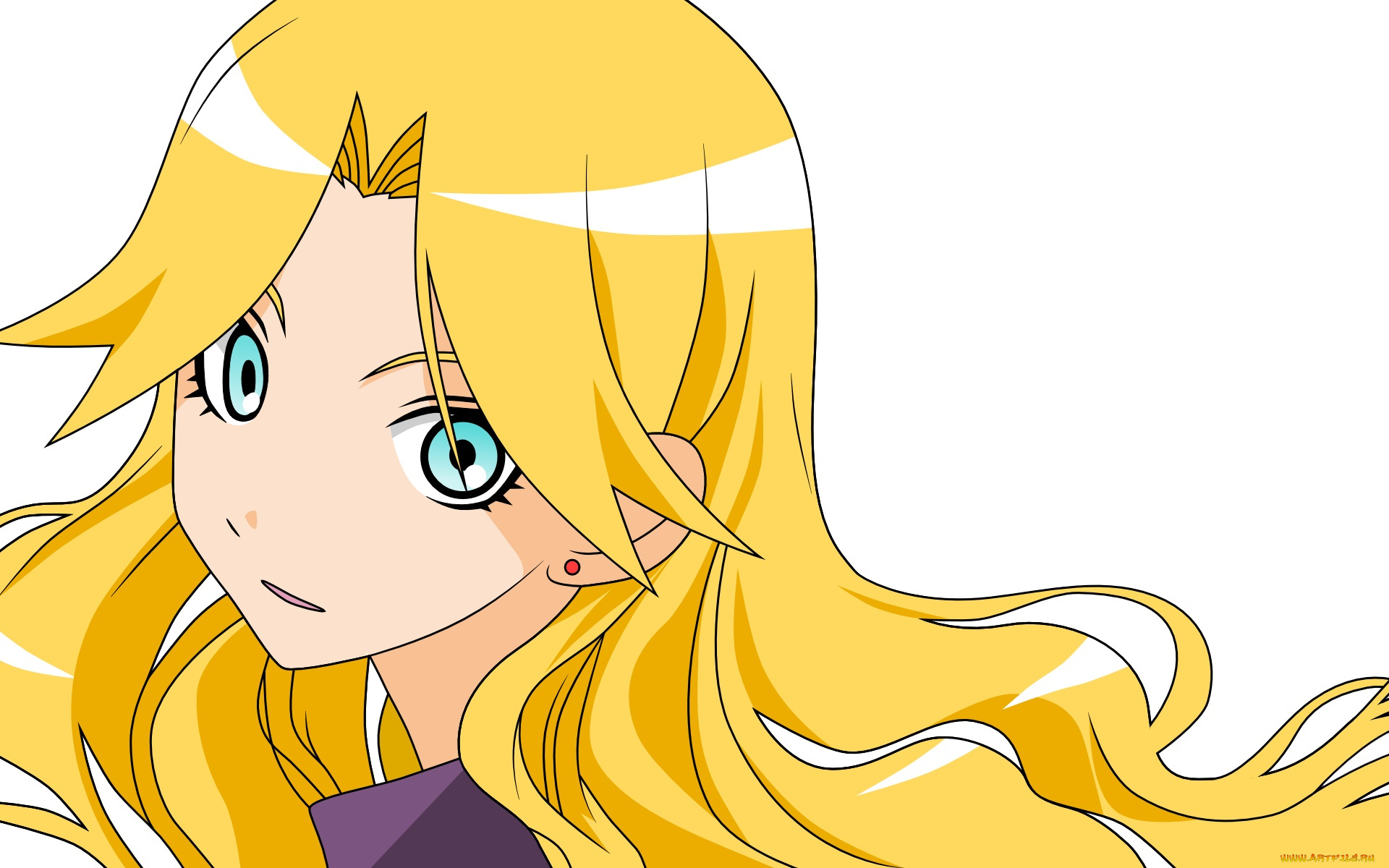 аниме, sayonara, zetsubo, sensei, девушка, взгляд, фон