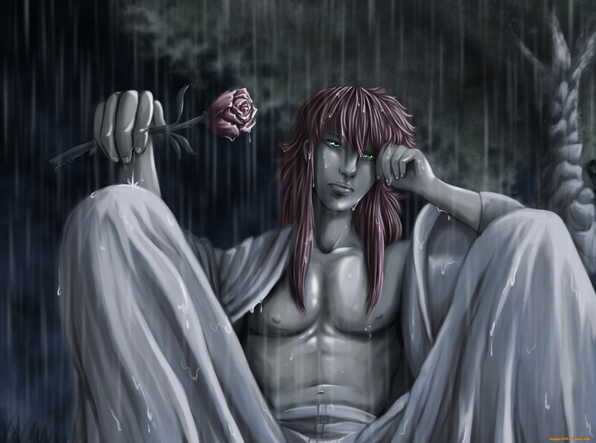 аниме, yu, yu, hakusho, kurama