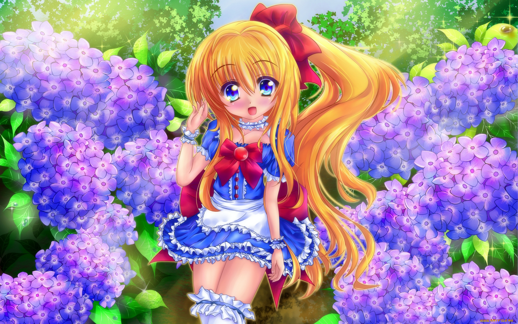 аниме, unknown, , другое, фон, взгляд, девушка