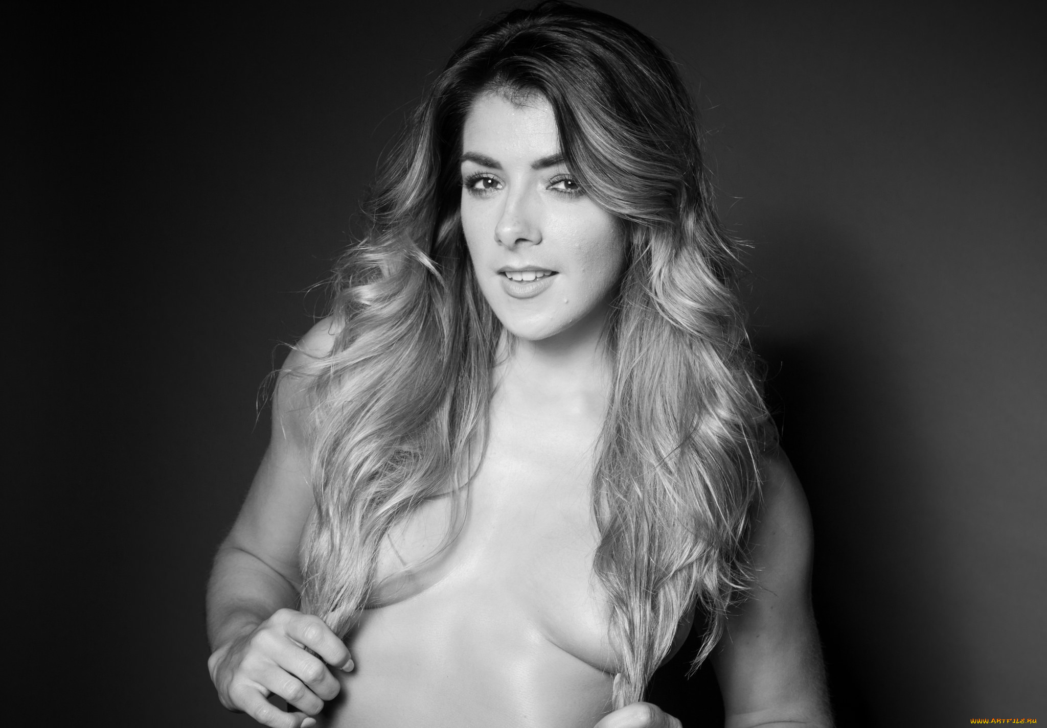 девушки, -unsort, , Черно-белые, обои, взгляд, лицо