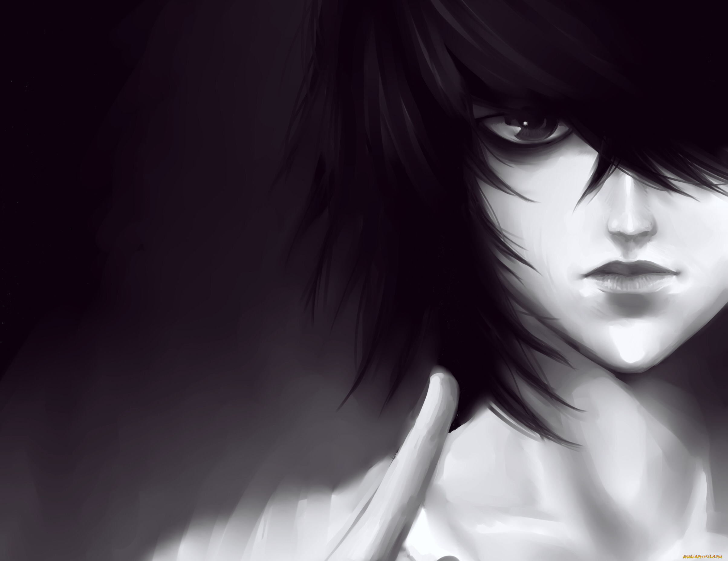 аниме, death, note, l-lawliet
