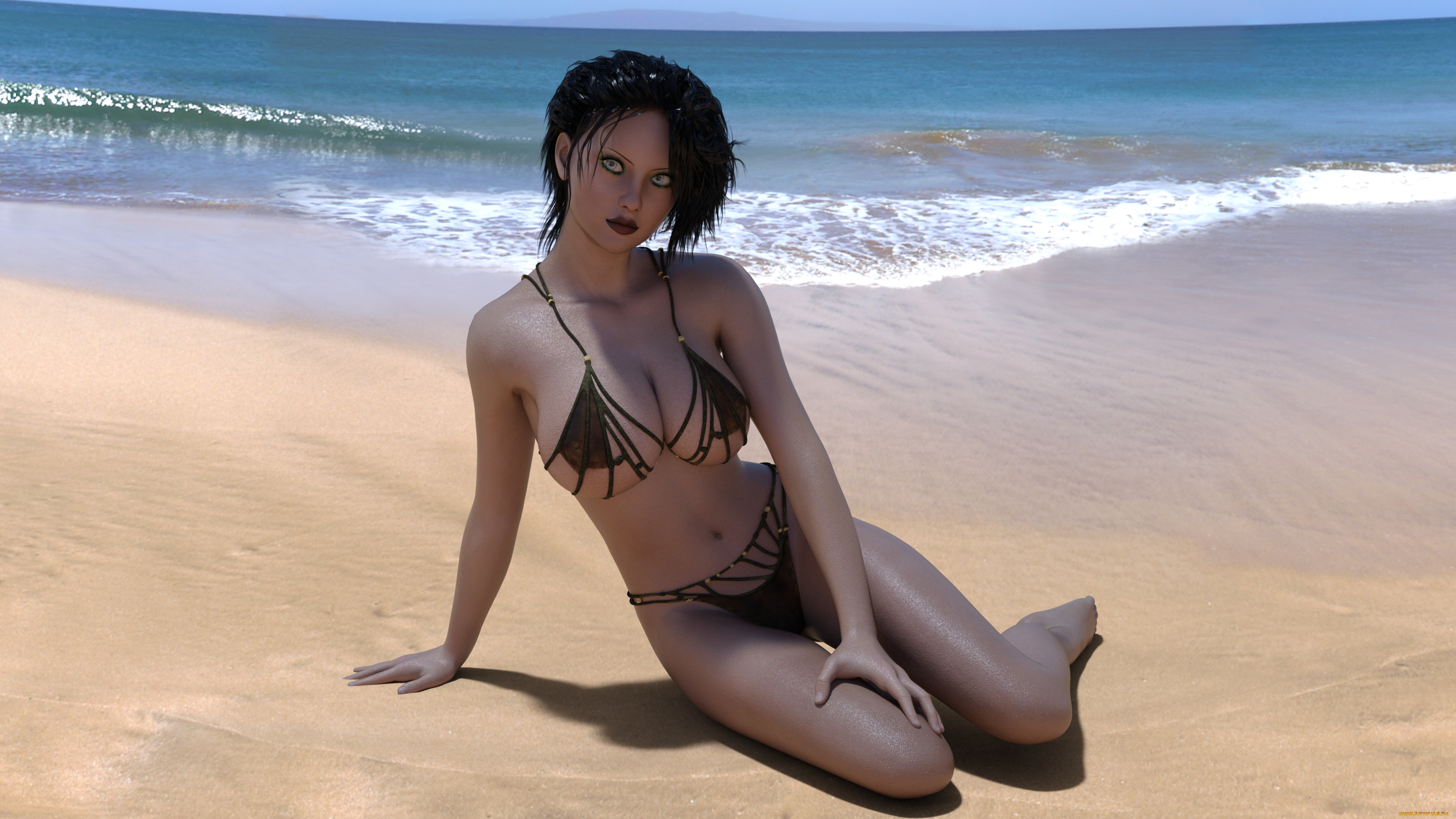 3д, графика, люди, , people, фон, взгляд, девушка