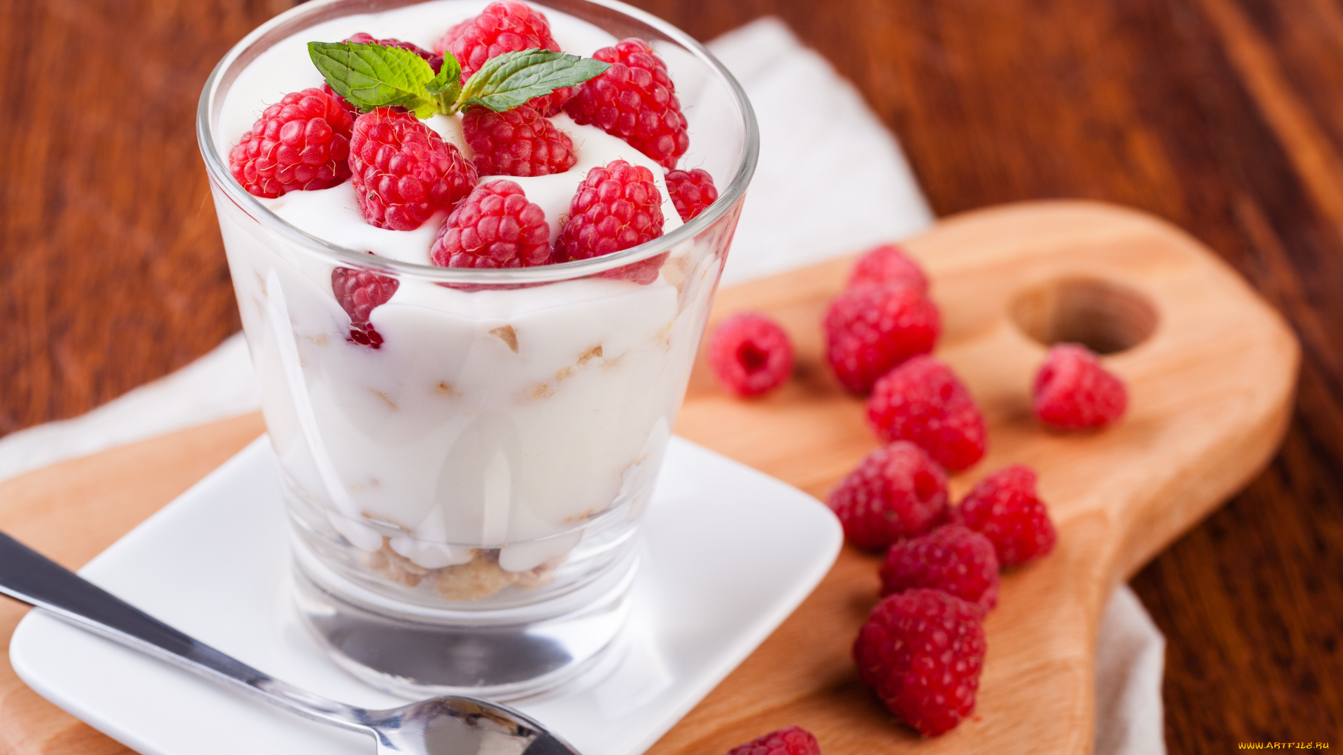 еда, мороженое, , десерты, ягоды, йогурт, десерт, хлопья