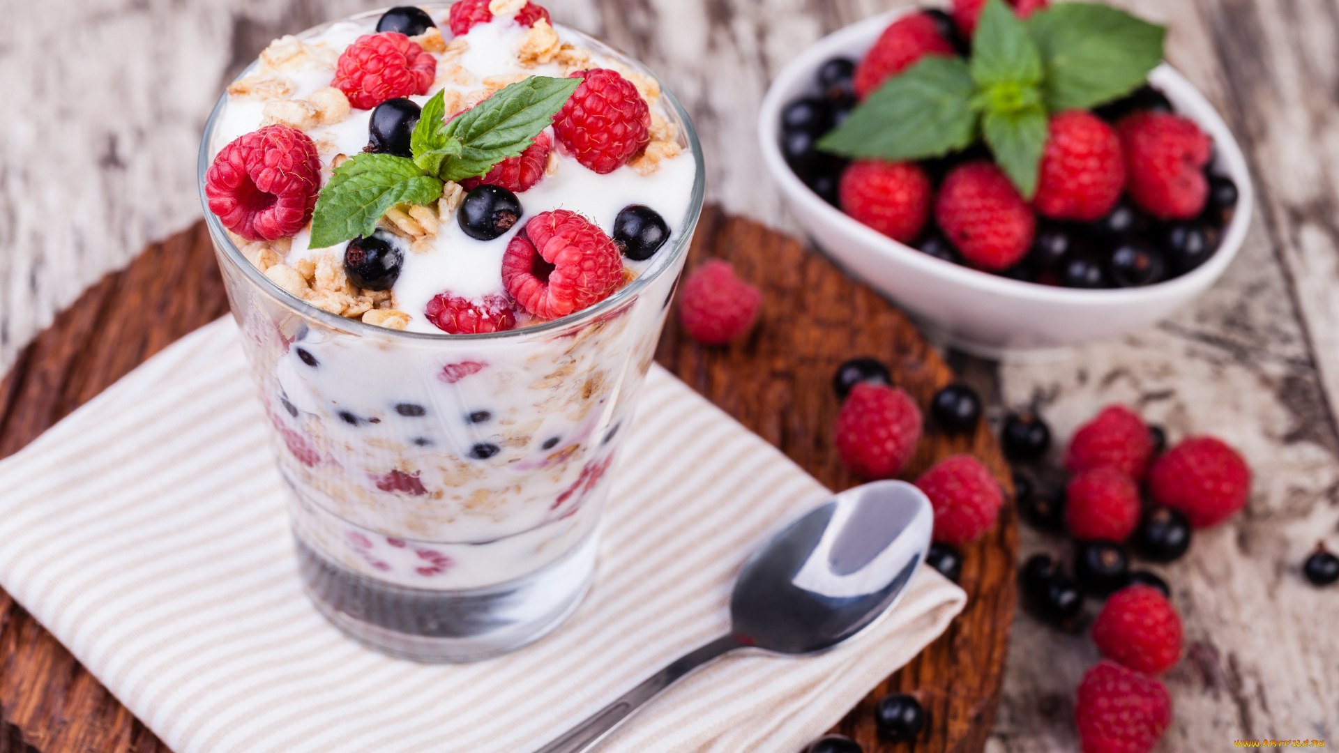 еда, мороженое, , десерты, ягоды, йогурт, десерт, хлопья