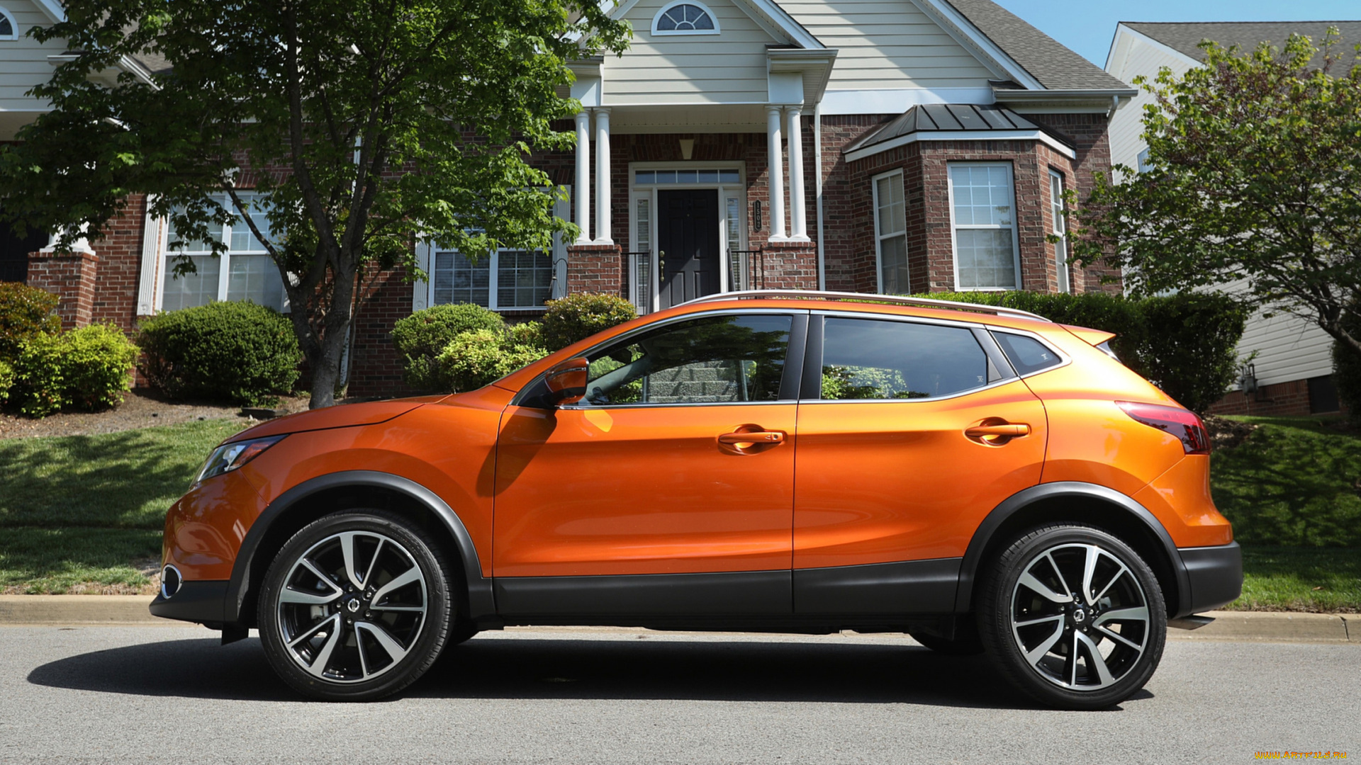 nissan, rogue, sport, 2017, автомобили, nissan, datsun, оранжевый, 2017, sport, rogue