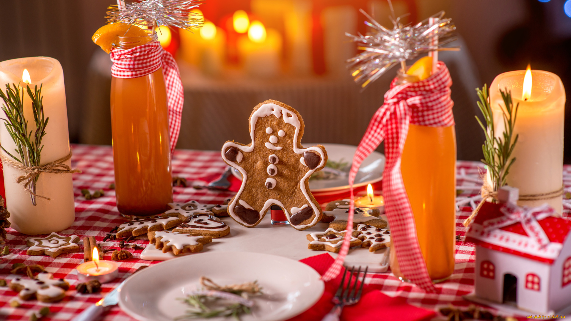 праздничные, угощения, новый, год, новогодние, пряник, праздник