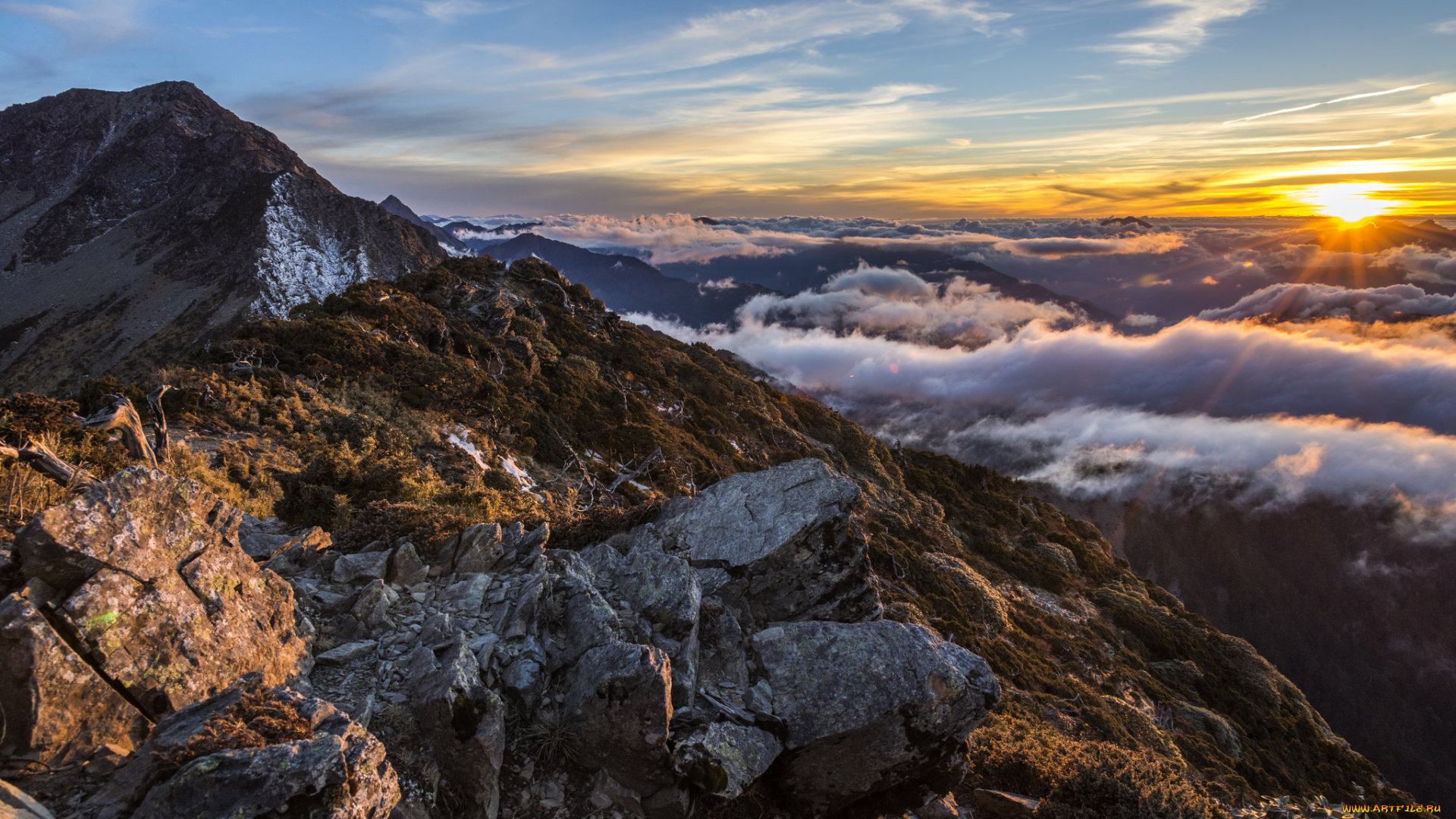 природа, горы, простор