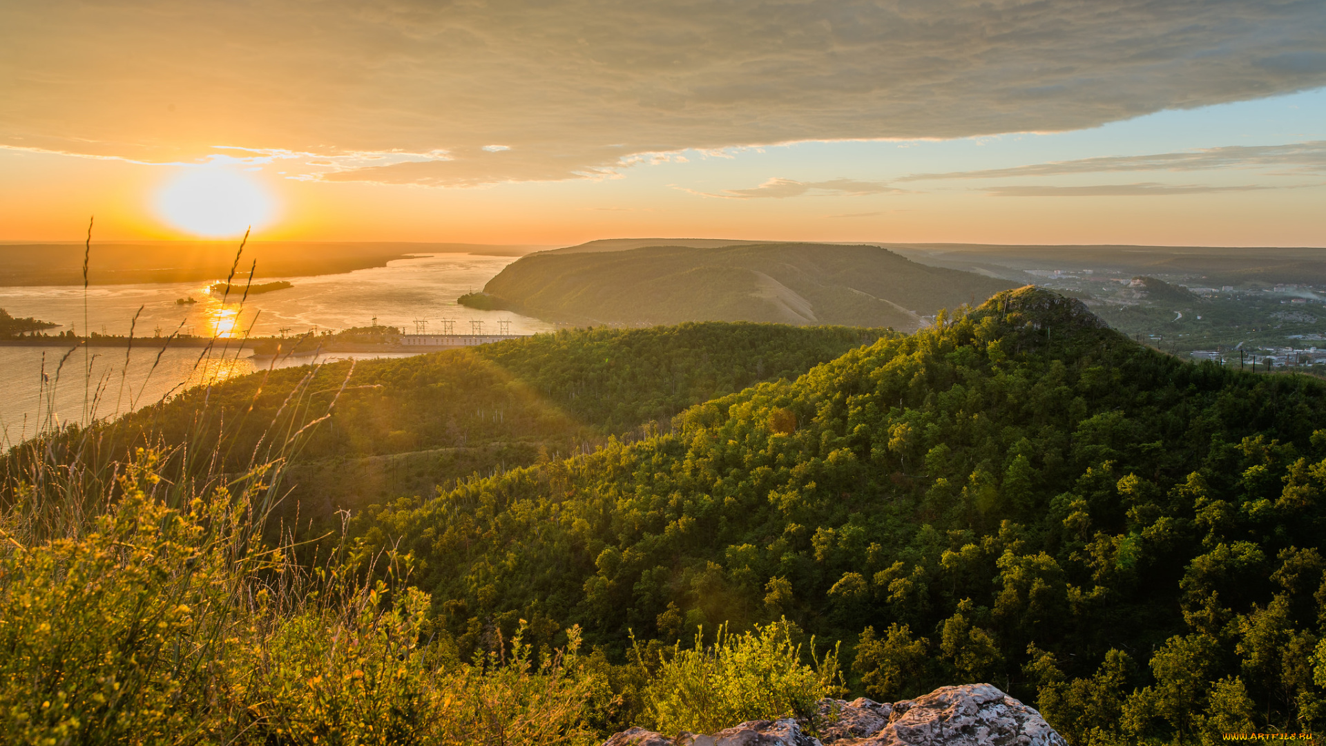 природа, восходы, закаты, простор