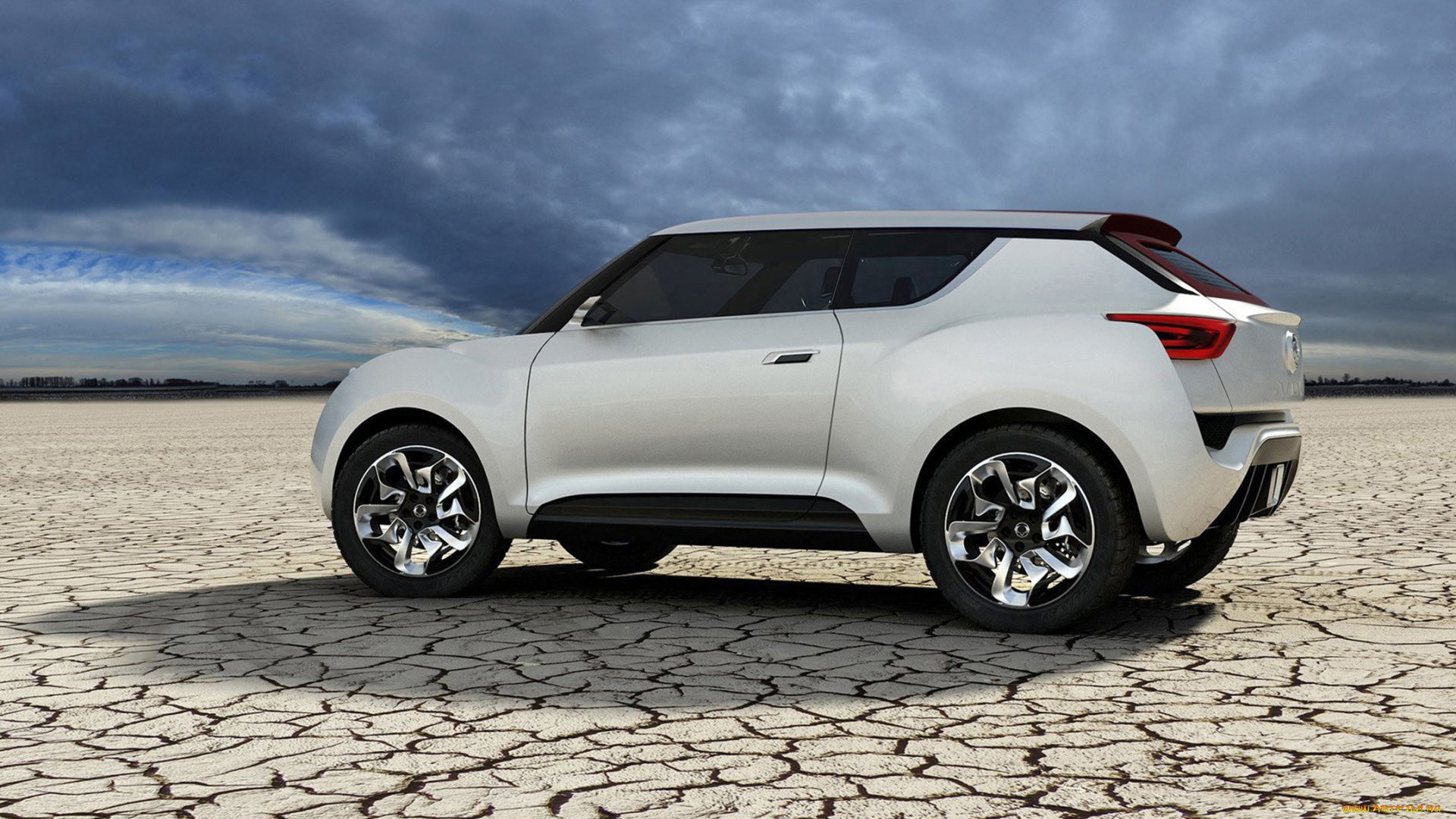 ssang, yong, xiv-2, concept, 2012, автомобили, 3д, concept, xiv-2, ssang, yong, белый, 2012