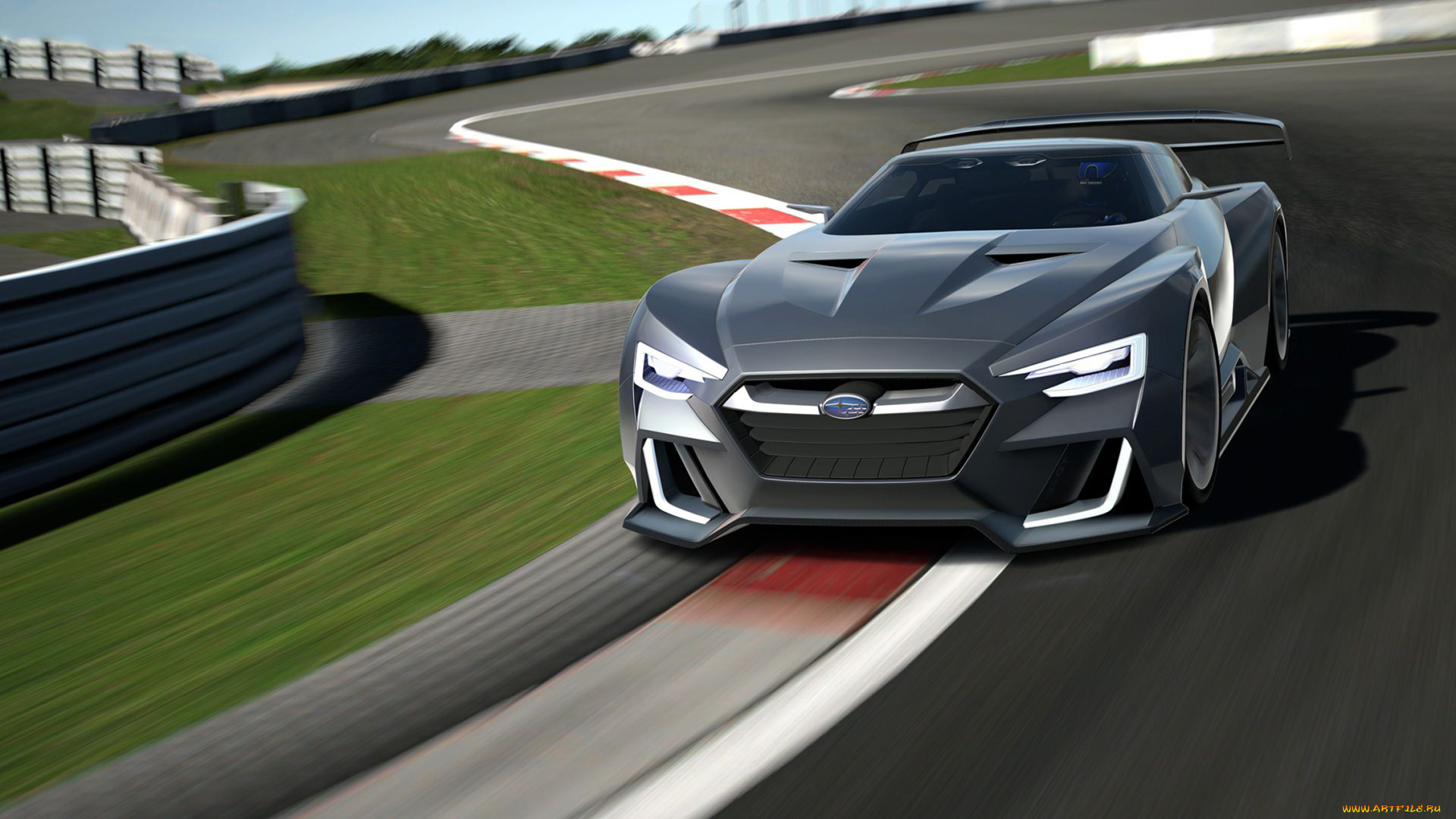 subaru, viziv, gt, vision, gran, turismo, concept, 2014, автомобили, 3д, 2014, vision, gran, turismo, concept, gt, subaru, viziv