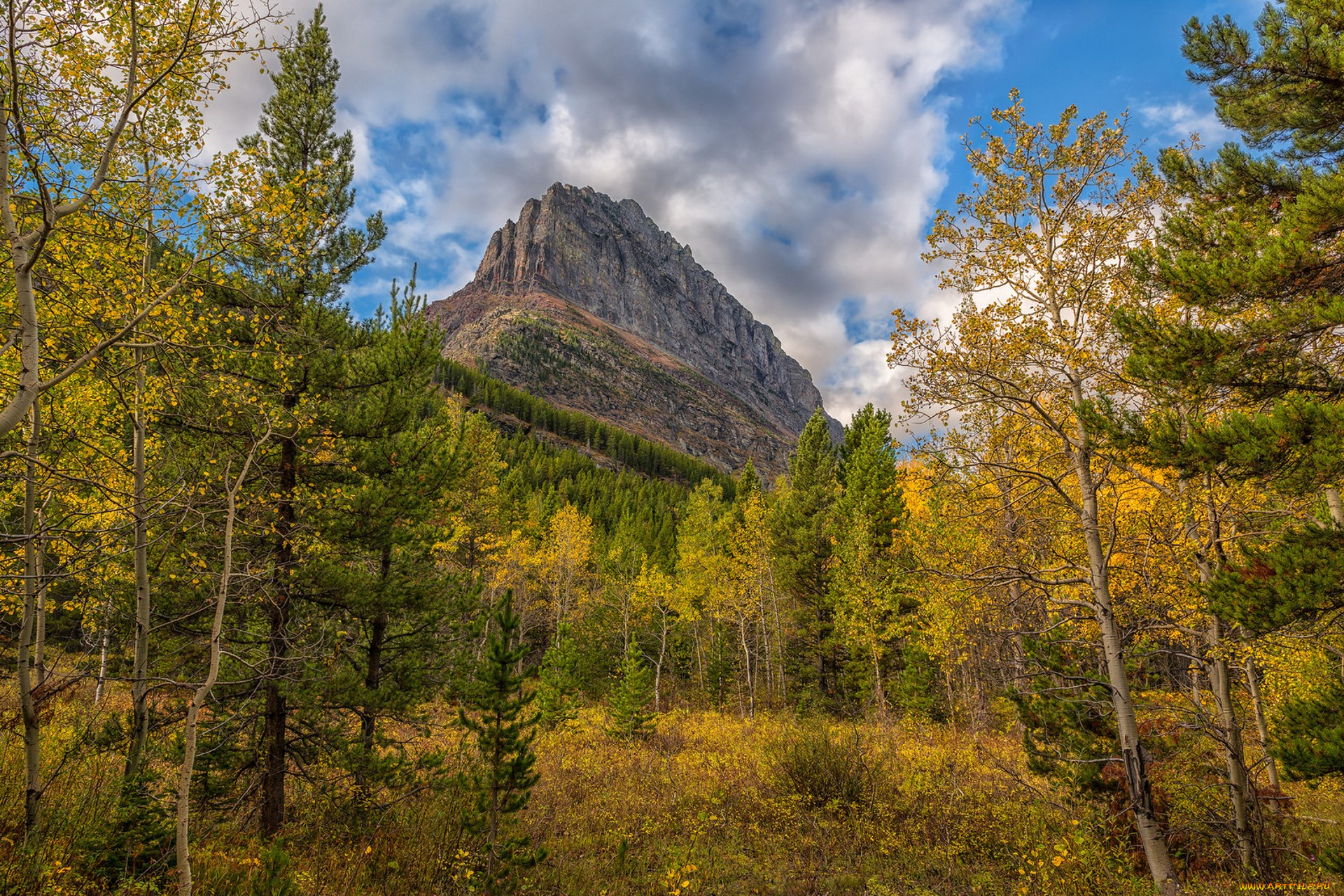 природа, горы, простор