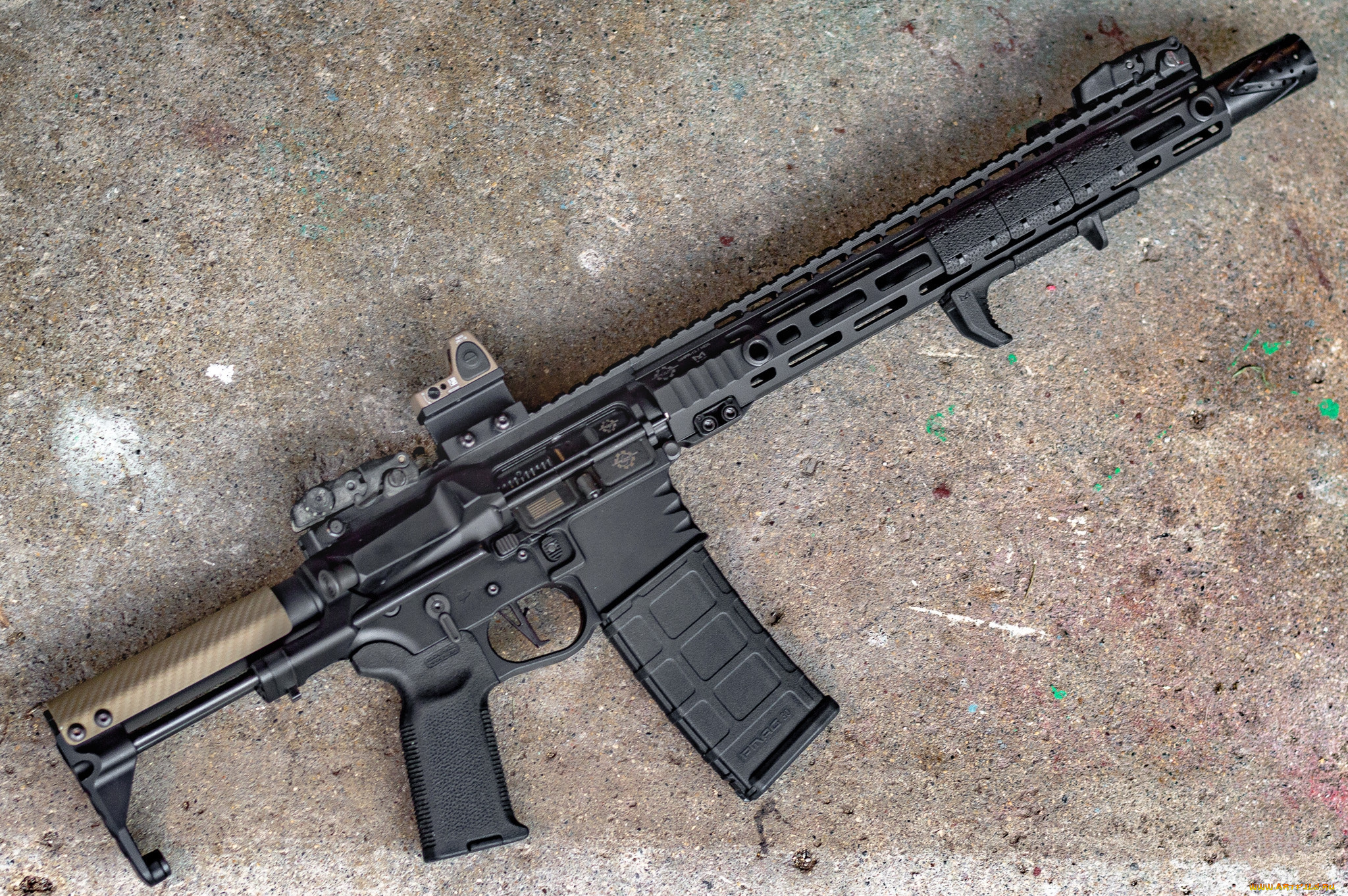 оружие, автоматы, ствол