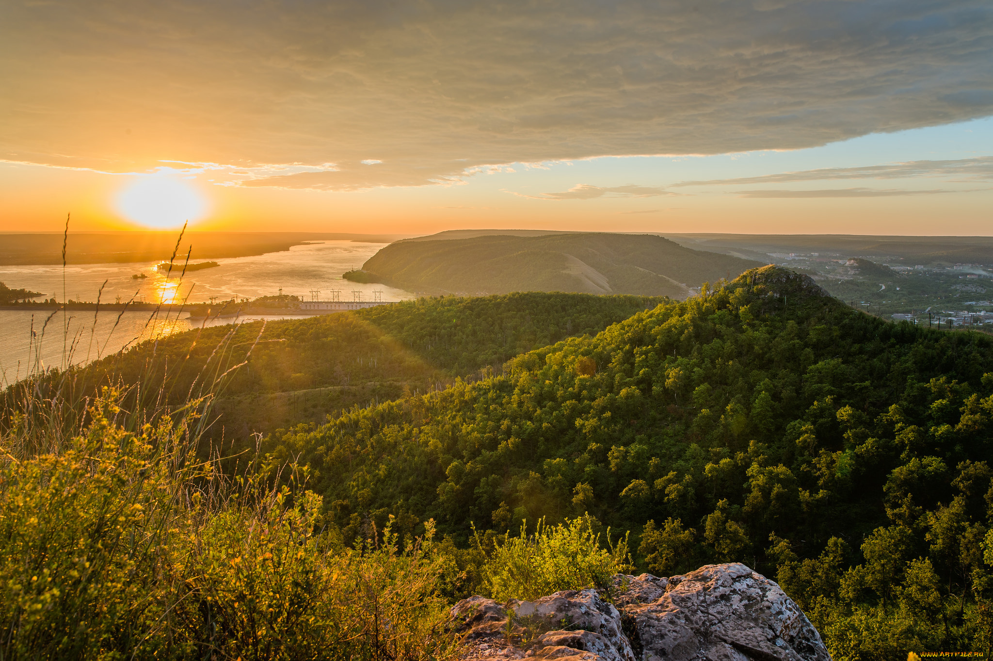 природа, восходы, закаты, простор