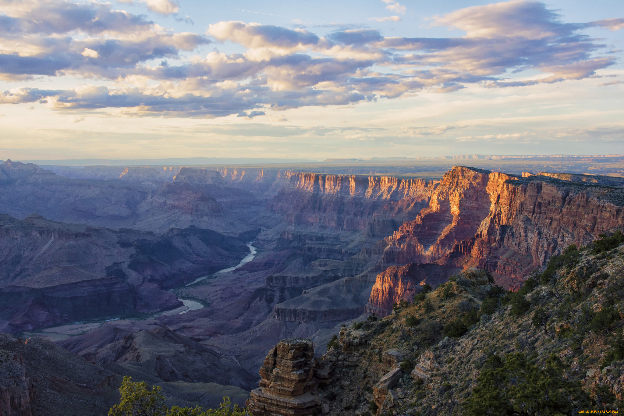 природа, горы, простор