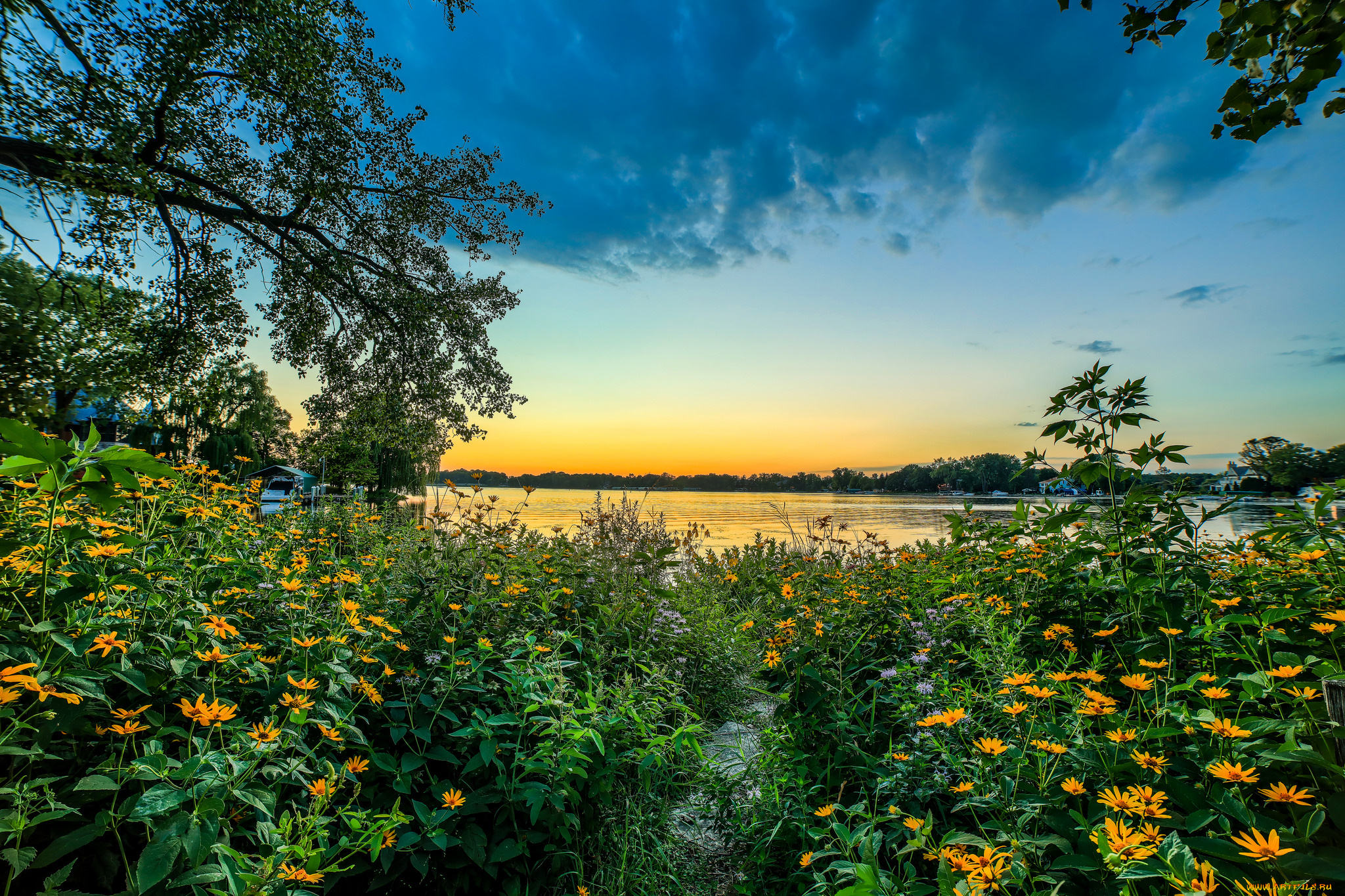 природа, восходы, закаты, простор