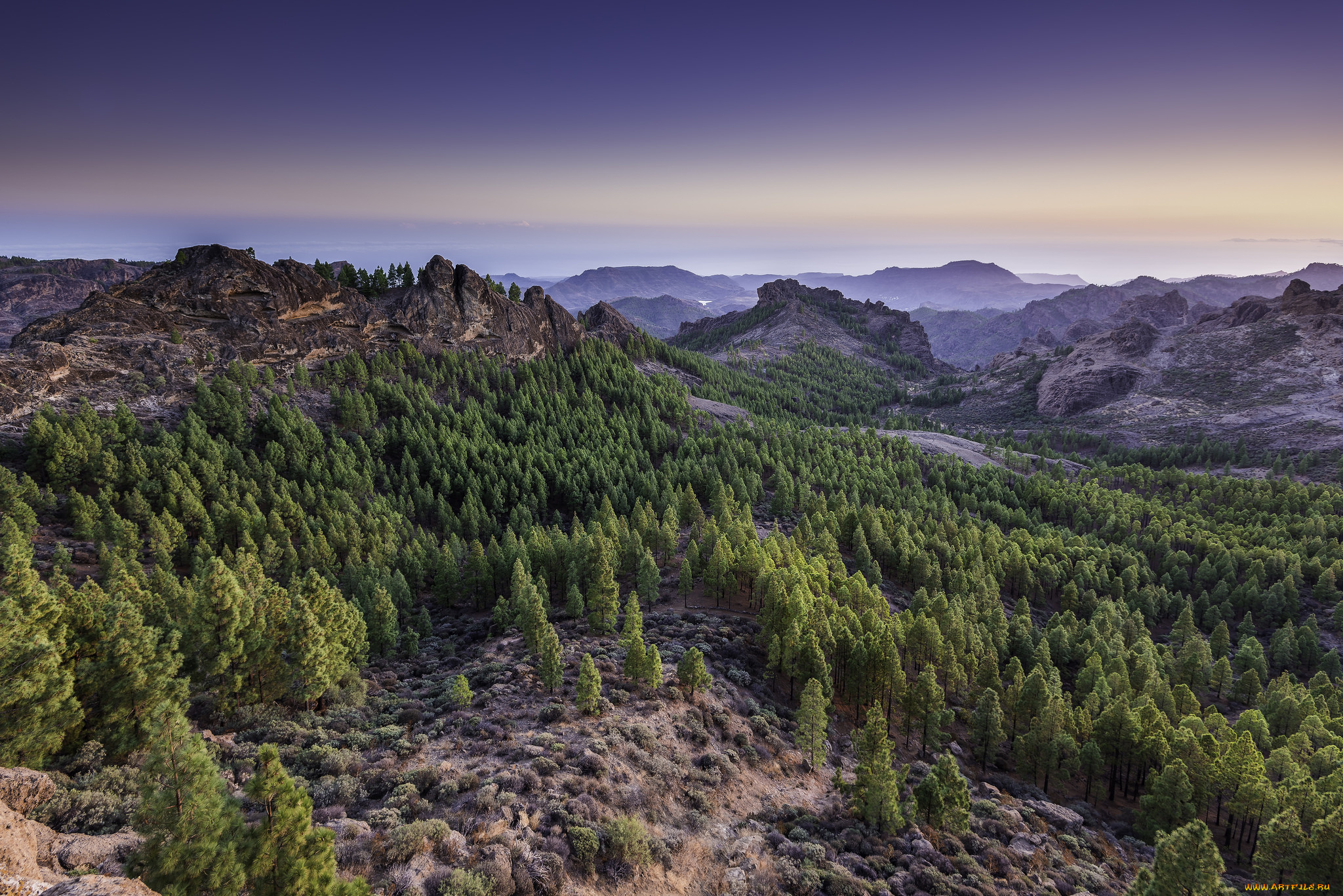 природа, горы, простор