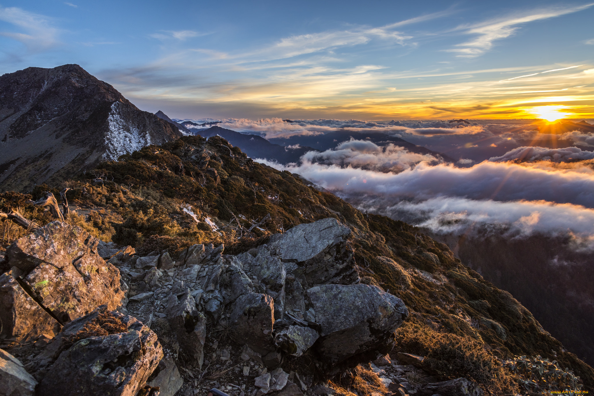 природа, горы, простор