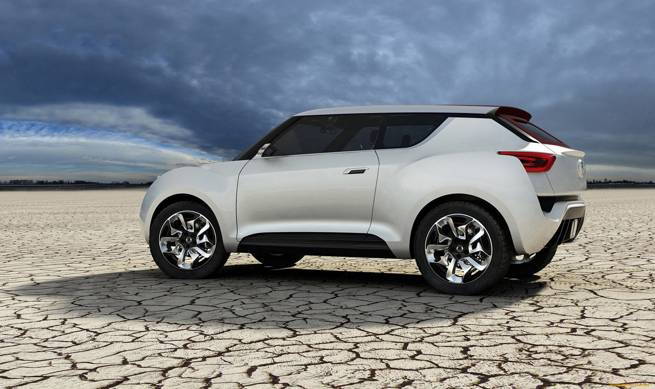 ssang, yong, xiv-2, concept, 2012, автомобили, 3д, concept, xiv-2, ssang, yong, белый, 2012