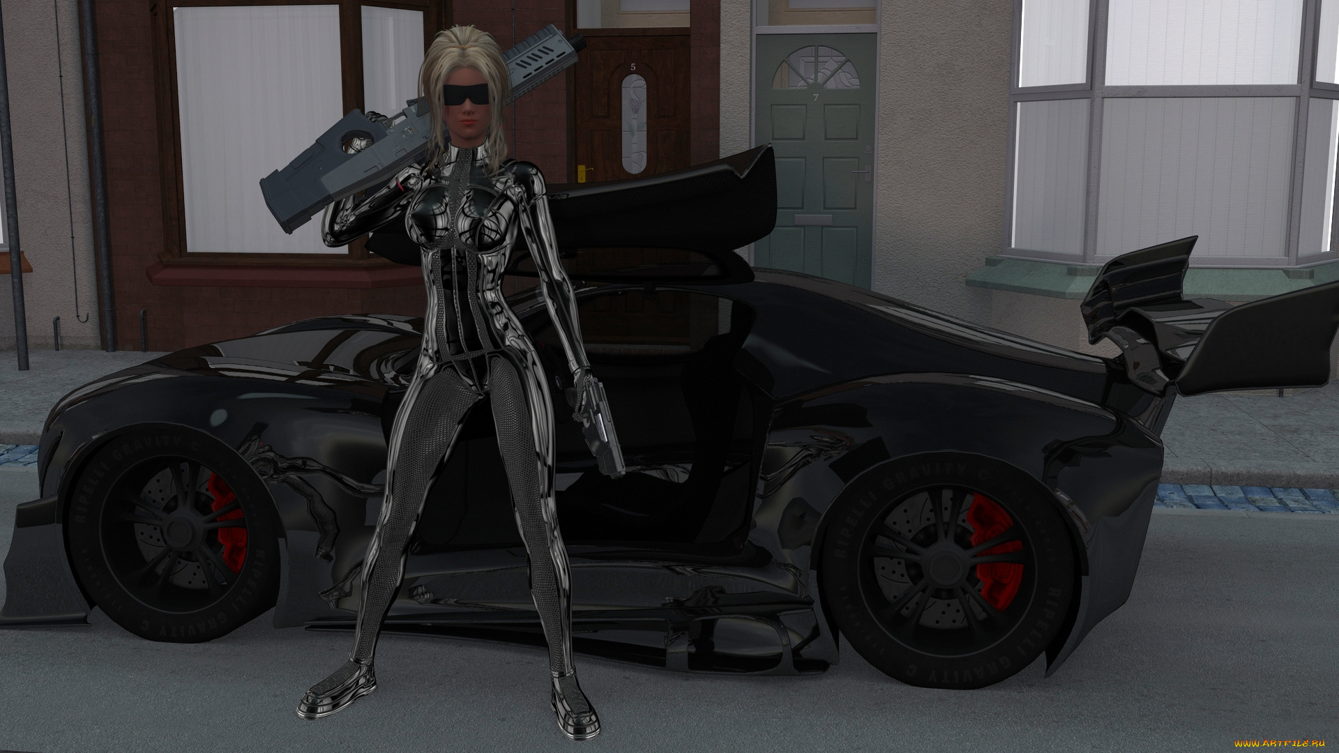 3д, графика, фантазия, , fantasy, девушка, фон, взгляд