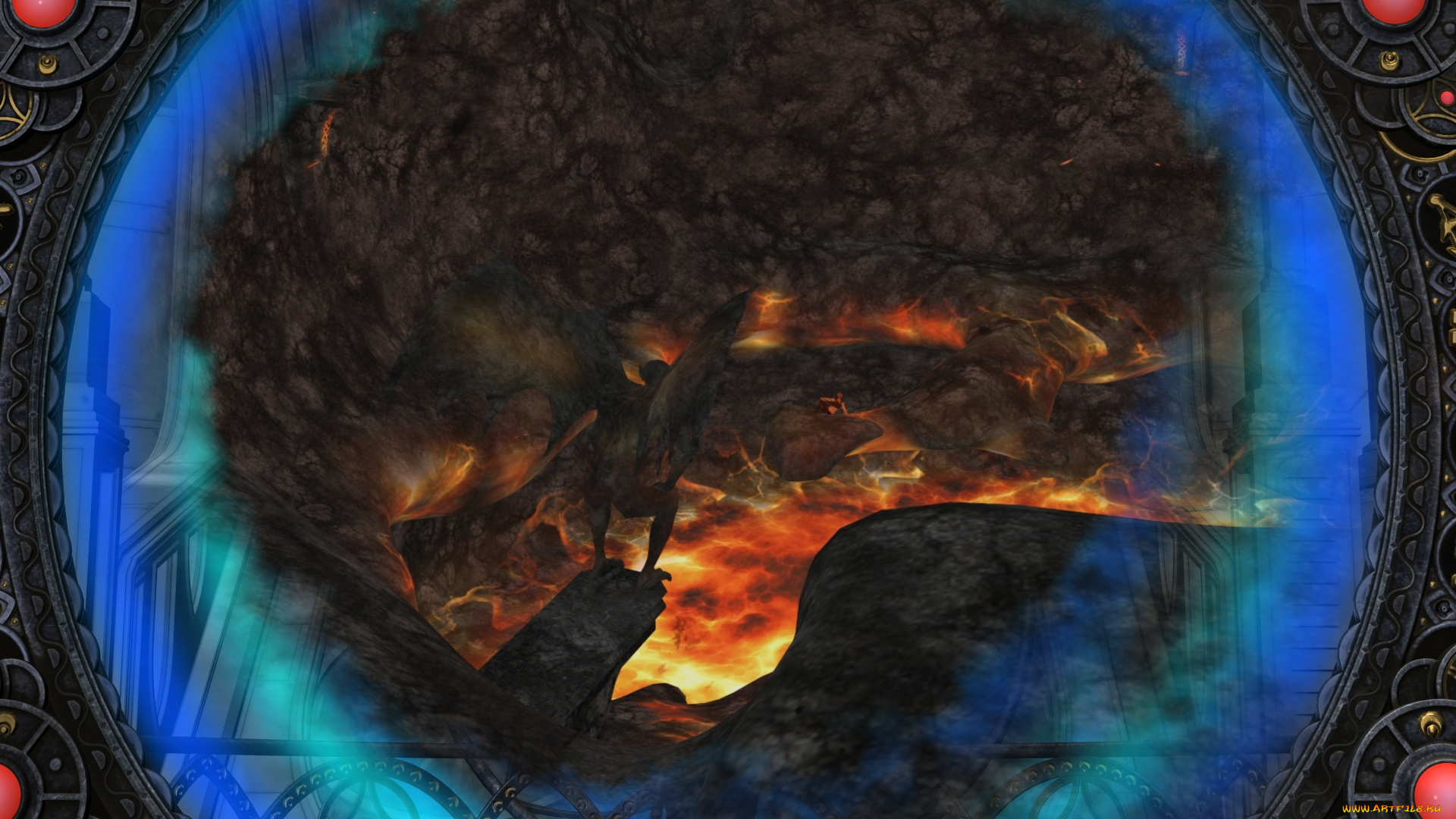 3д, графика, фантазия, , fantasy, дракон