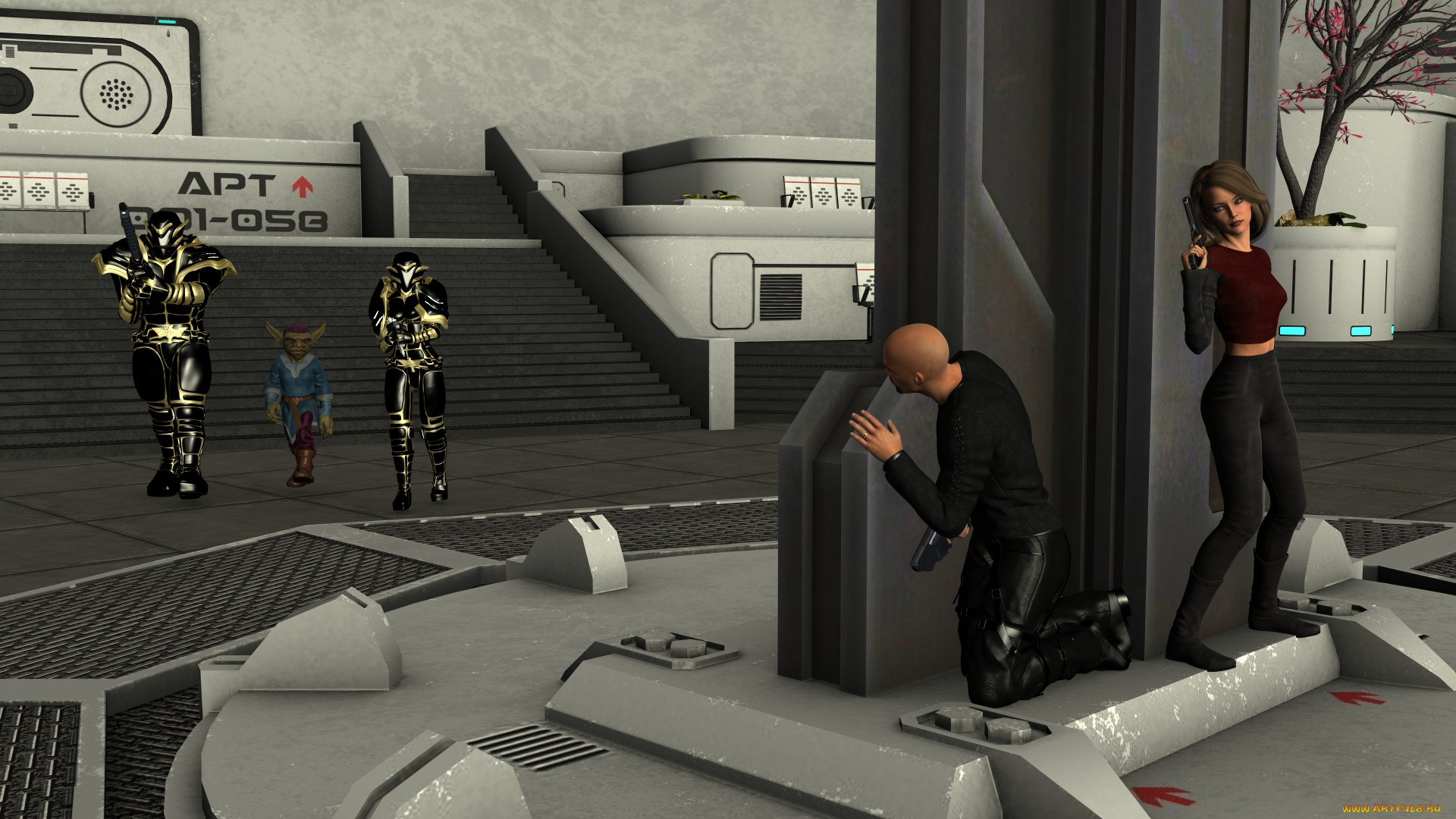 3д, графика, фантазия, , fantasy, взгляд, девушка, фон