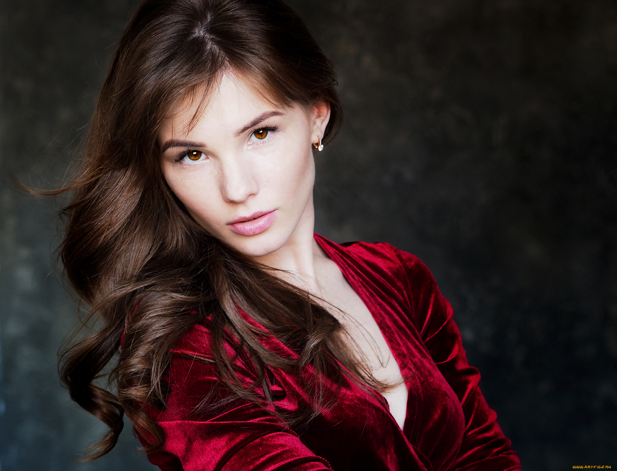 девушки, -unsort, , лица, , портреты, блузка, лицо, шатенка