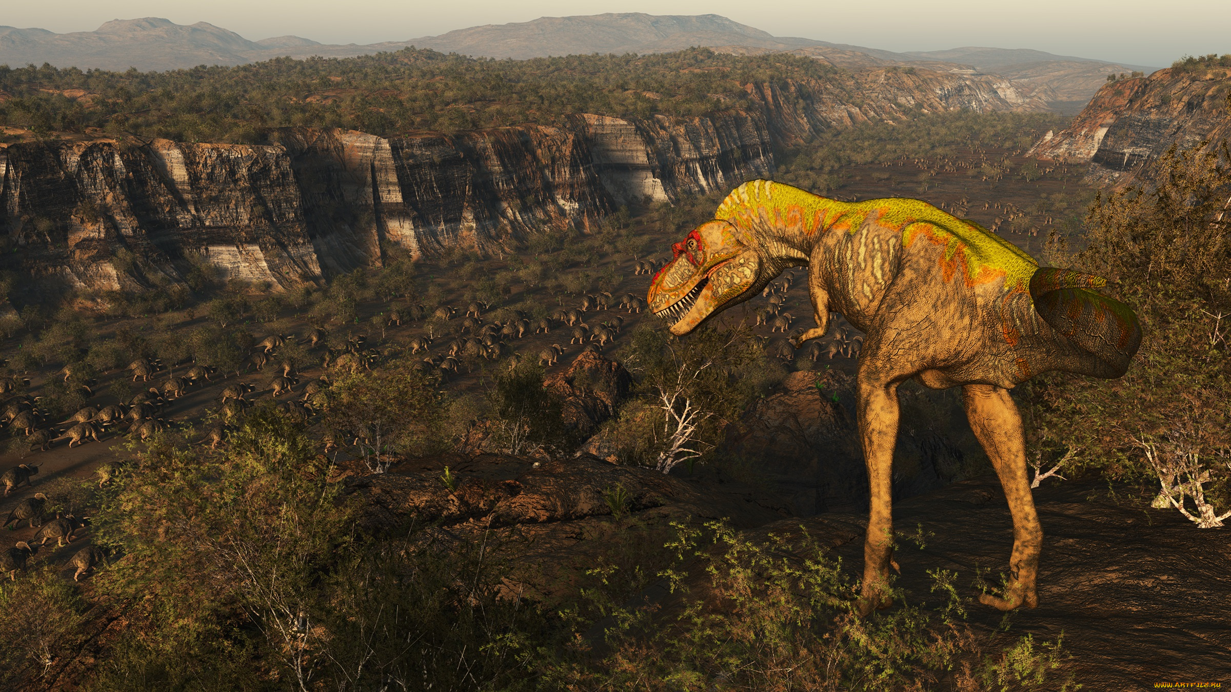 3д, графика, животные, , animals, динозавр