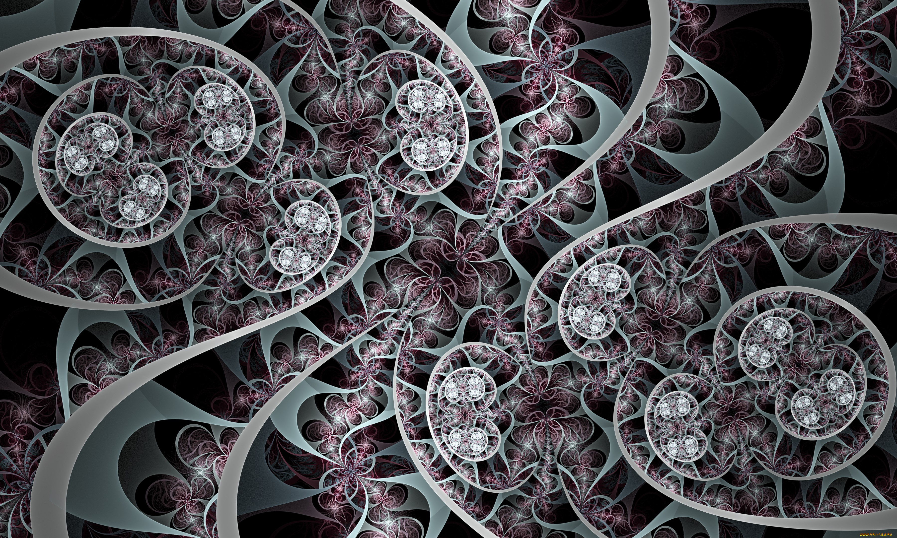 3д, графика, фракталы, , fractal, узор, фон, цвет