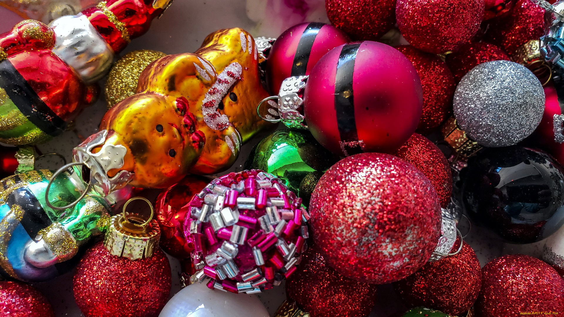 праздничные, шары, шарики, игрушки, елочные