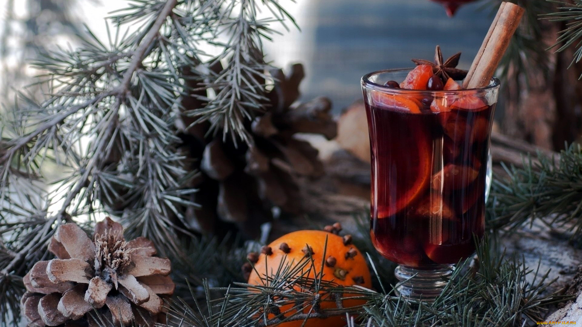 праздничные, угощения, глинтвейн