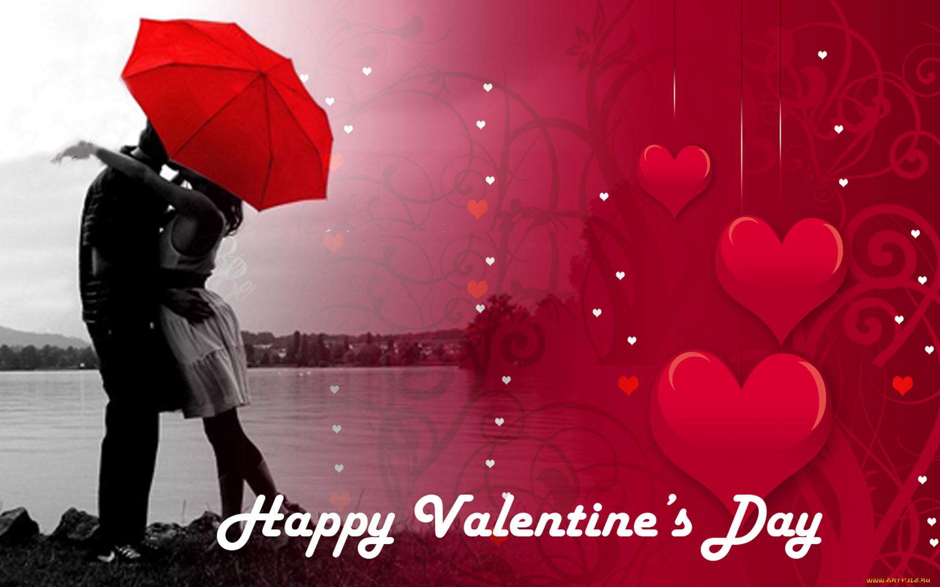 праздничные, день, святого, валентина, , сердечки, , любовь, пожелание, надпись, сердечки, поцелуй, влюбленные