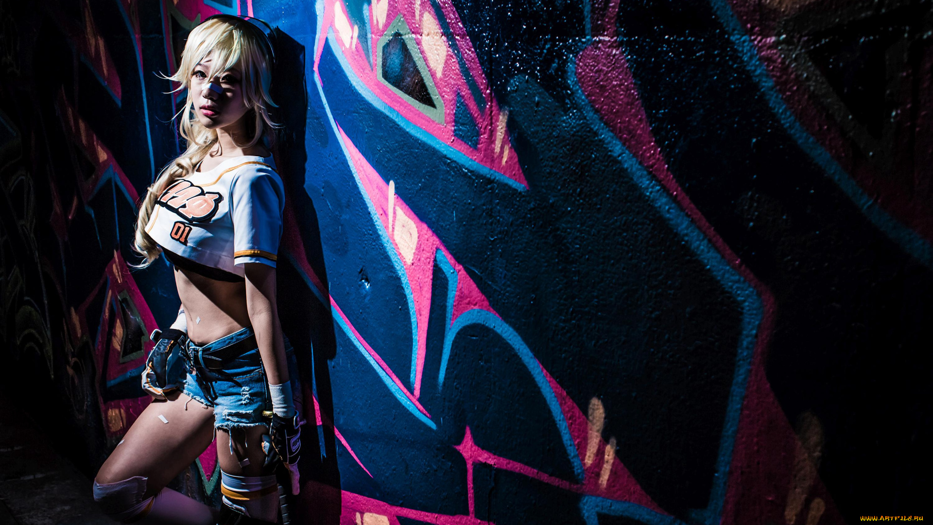 девушки, -, креатив, , косплей, herowarz, косплей, rua