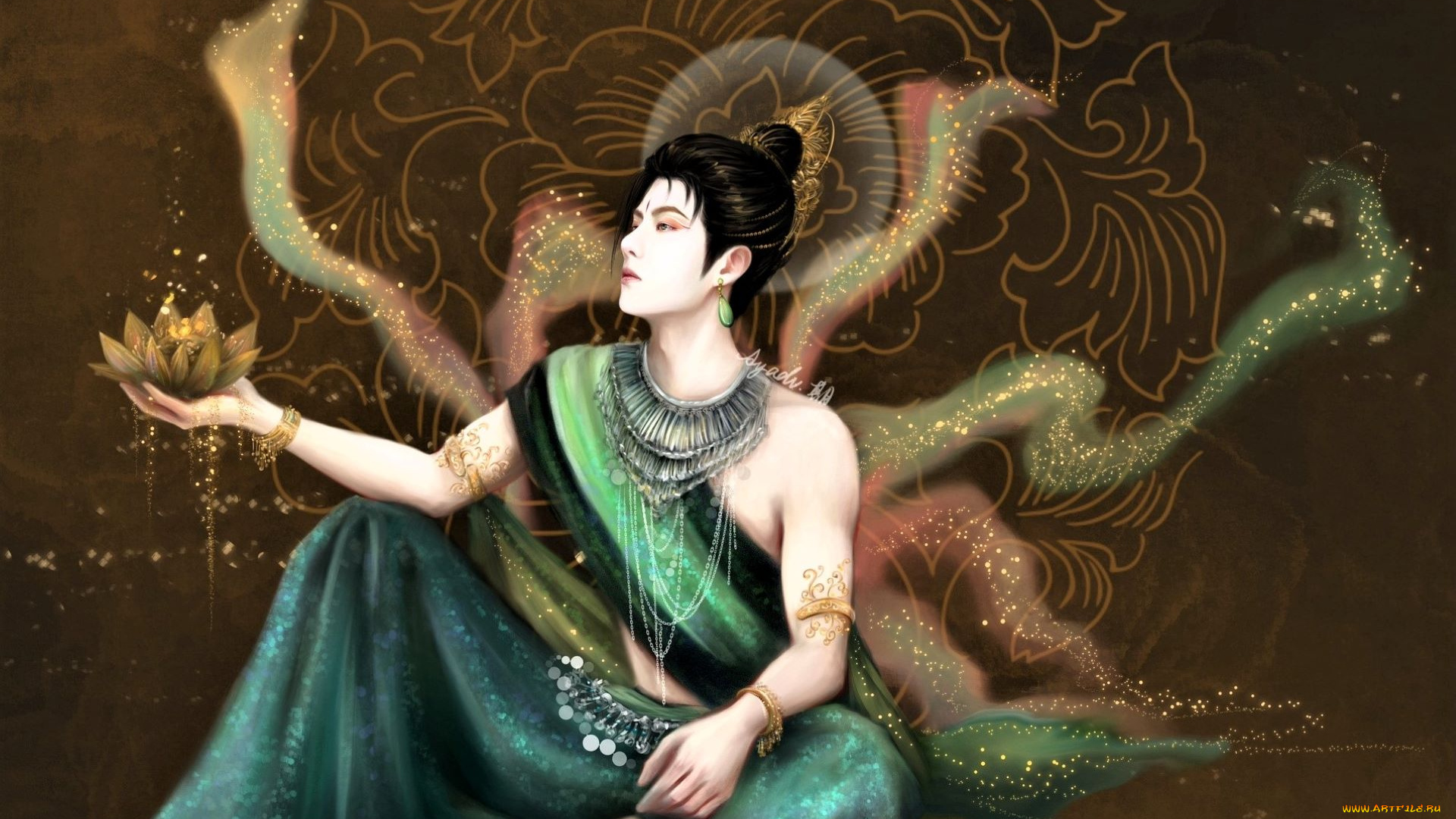 фэнтези, маги, , волшебники, ван, ибо, лотос, бог