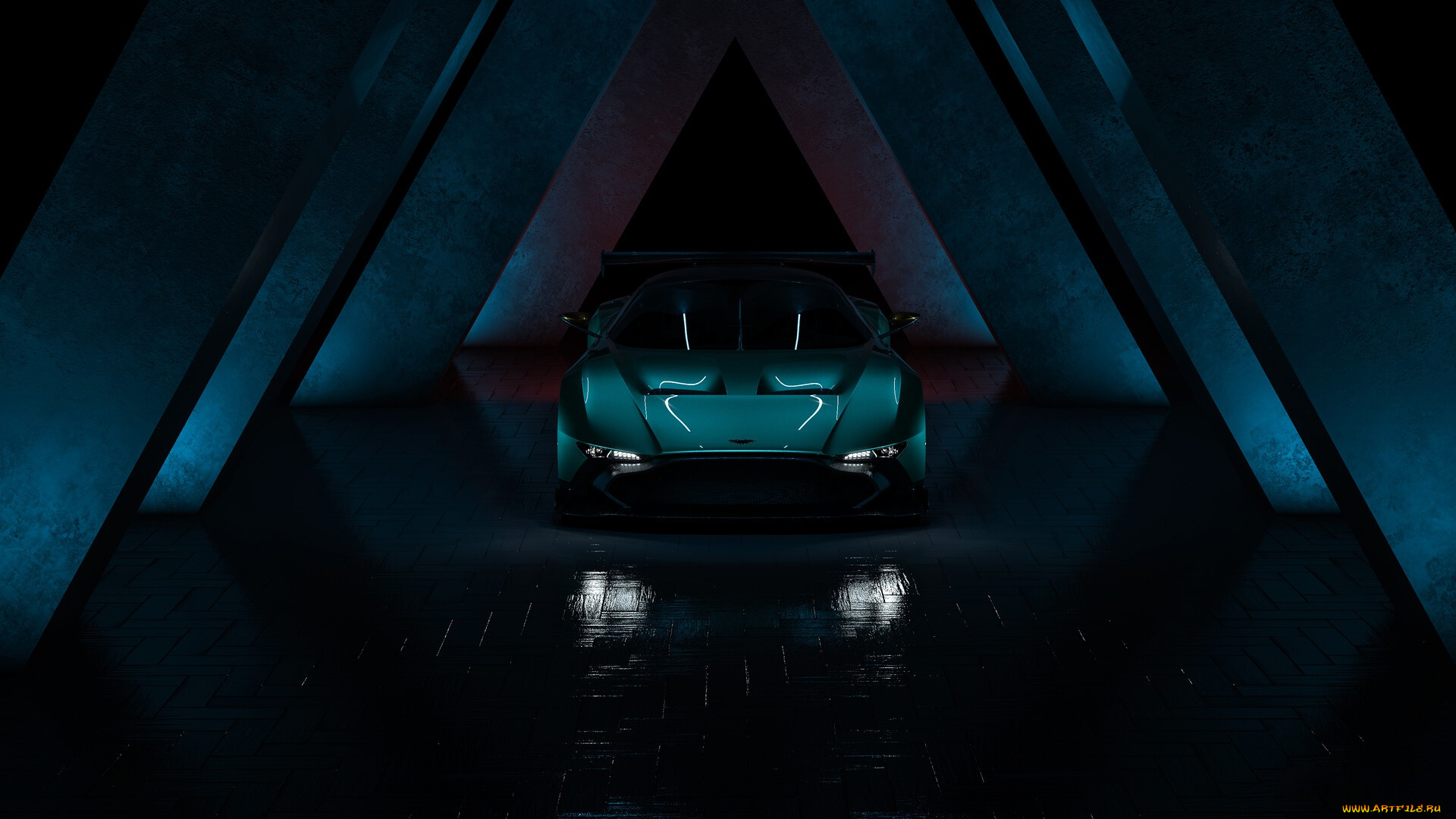 автомобили, aston, martin, темно, автомобиль, транспортное, средство, астон, мартин, вулкан, бирюзовый, aston, martin, vulcan