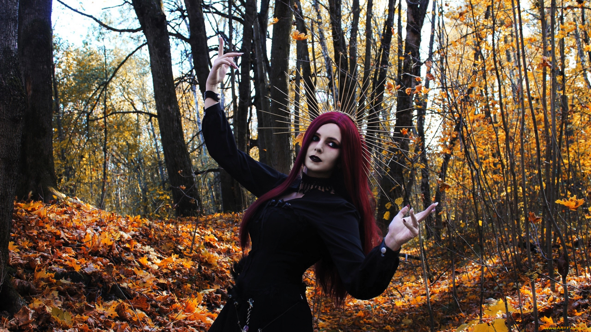 девушки, наталья, фильченкова, , , alisa, костюм, образ, осень, лес